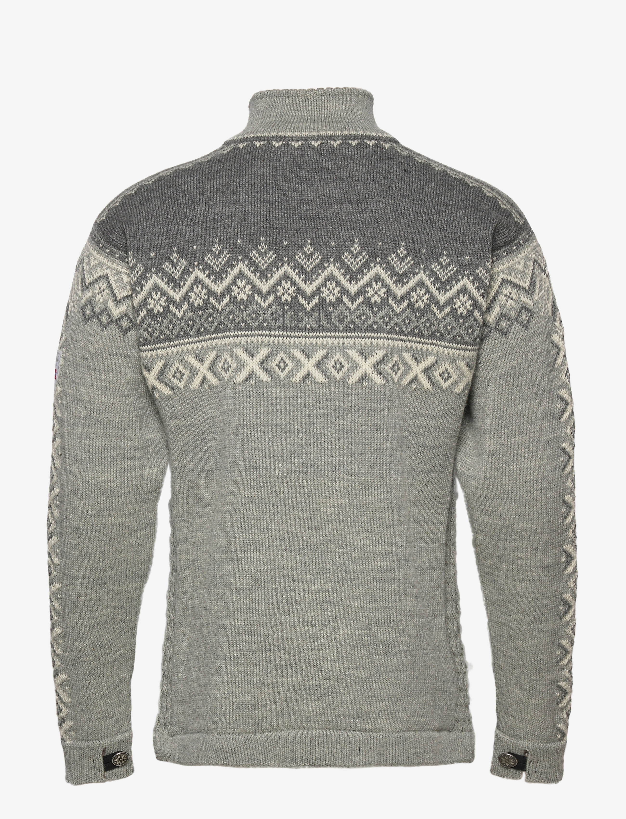 Dale of Norway - 140th Anniversary Masc Sweater - lightcharcoal smoke offwhite - 2