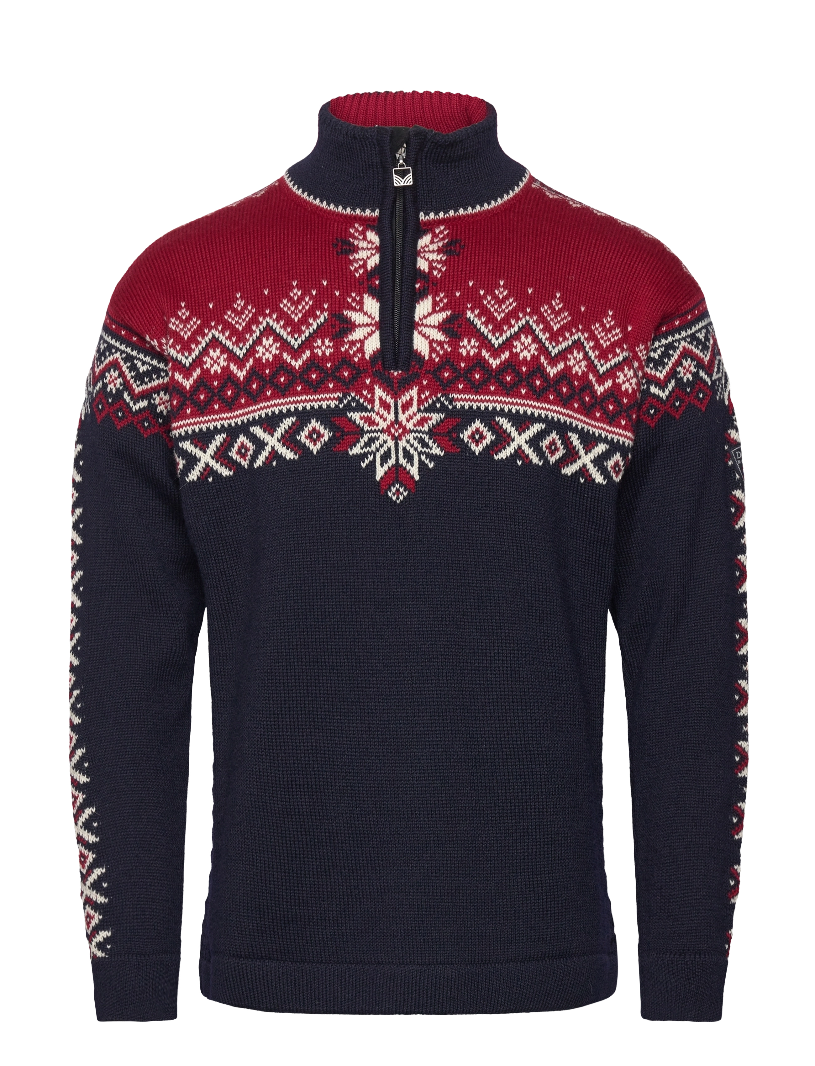 Dale of Norway 140th Anniversary Masc Sweater - Kleidung - NAVY REDROSE OFFWHITE / navy