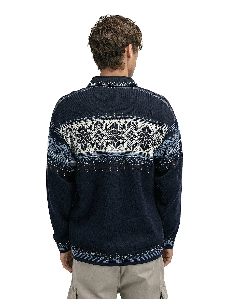 Dale of Norway - Blyfjell Sweater - pulls demi-zippés - midnavy blushad offwhite copper - 3