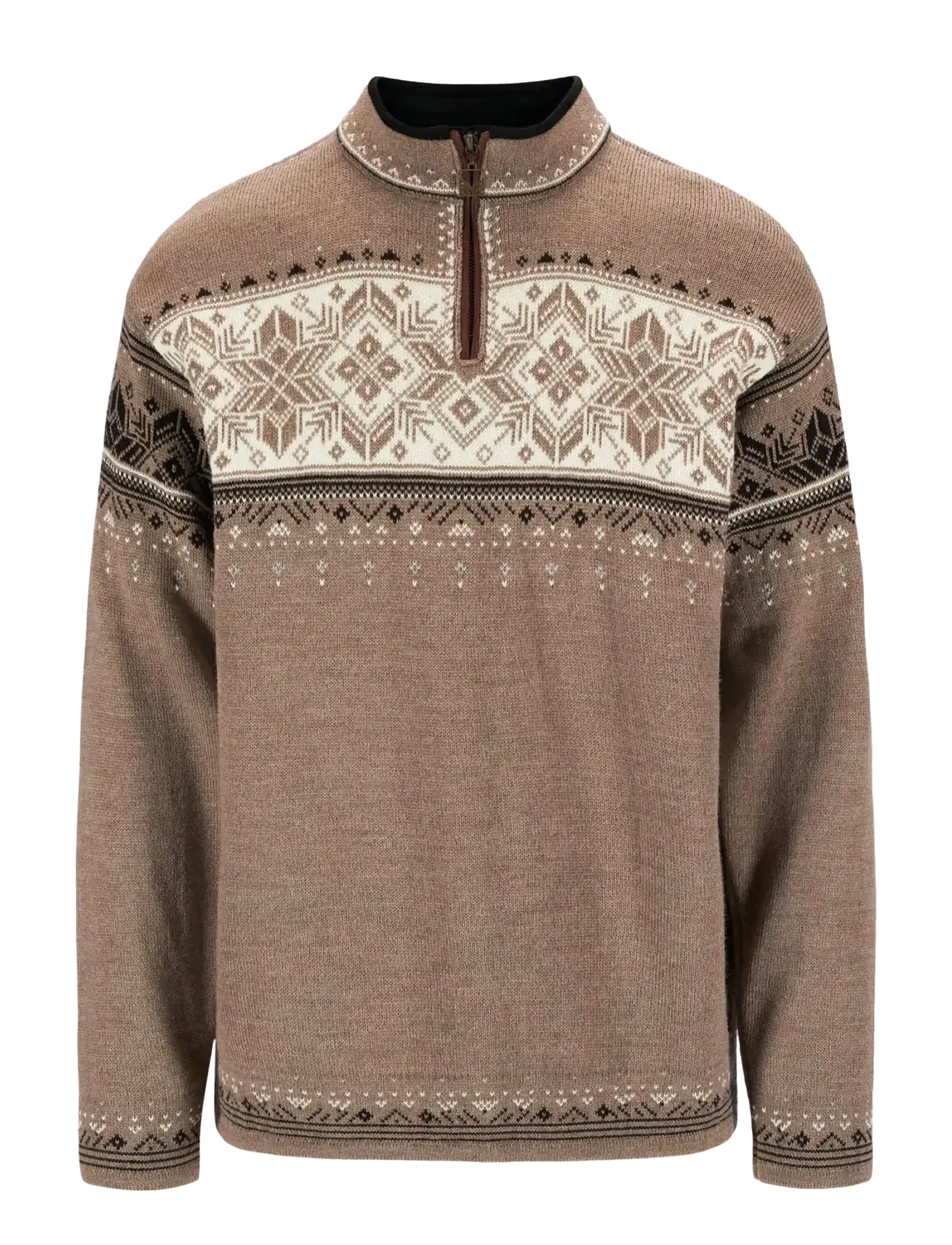 Dale of Norway Blyfjell Sweater - Pullover mit halbem Reißverschluss - P01 / brown