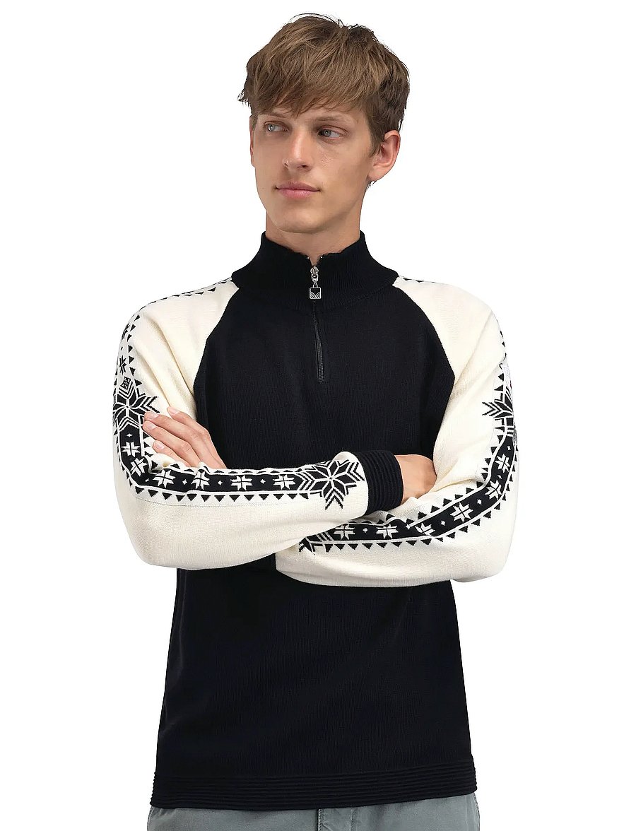 Dale of Norway - Geilo Masc Sweater - black offwhite - 0