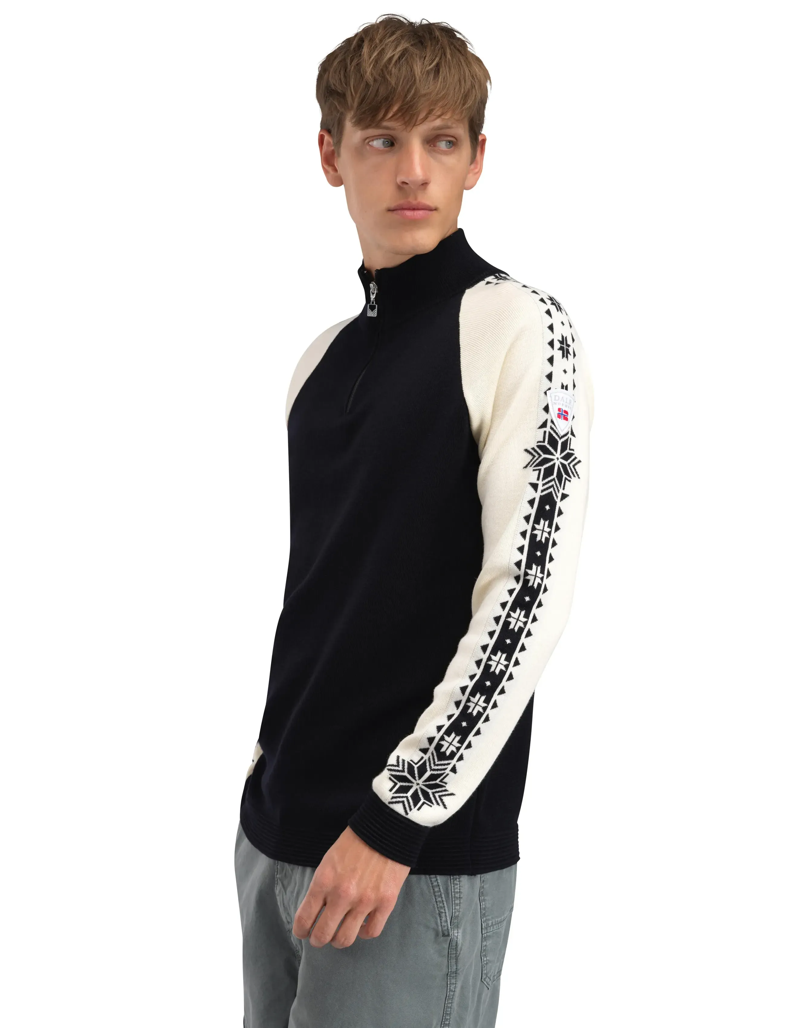 Dale of Norway - Geilo Masc Sweater - black offwhite - 5