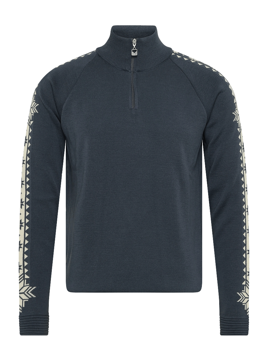 Dale of Norway - Geilo Masc Sweater - sweatshirts - steel offwhite - 1