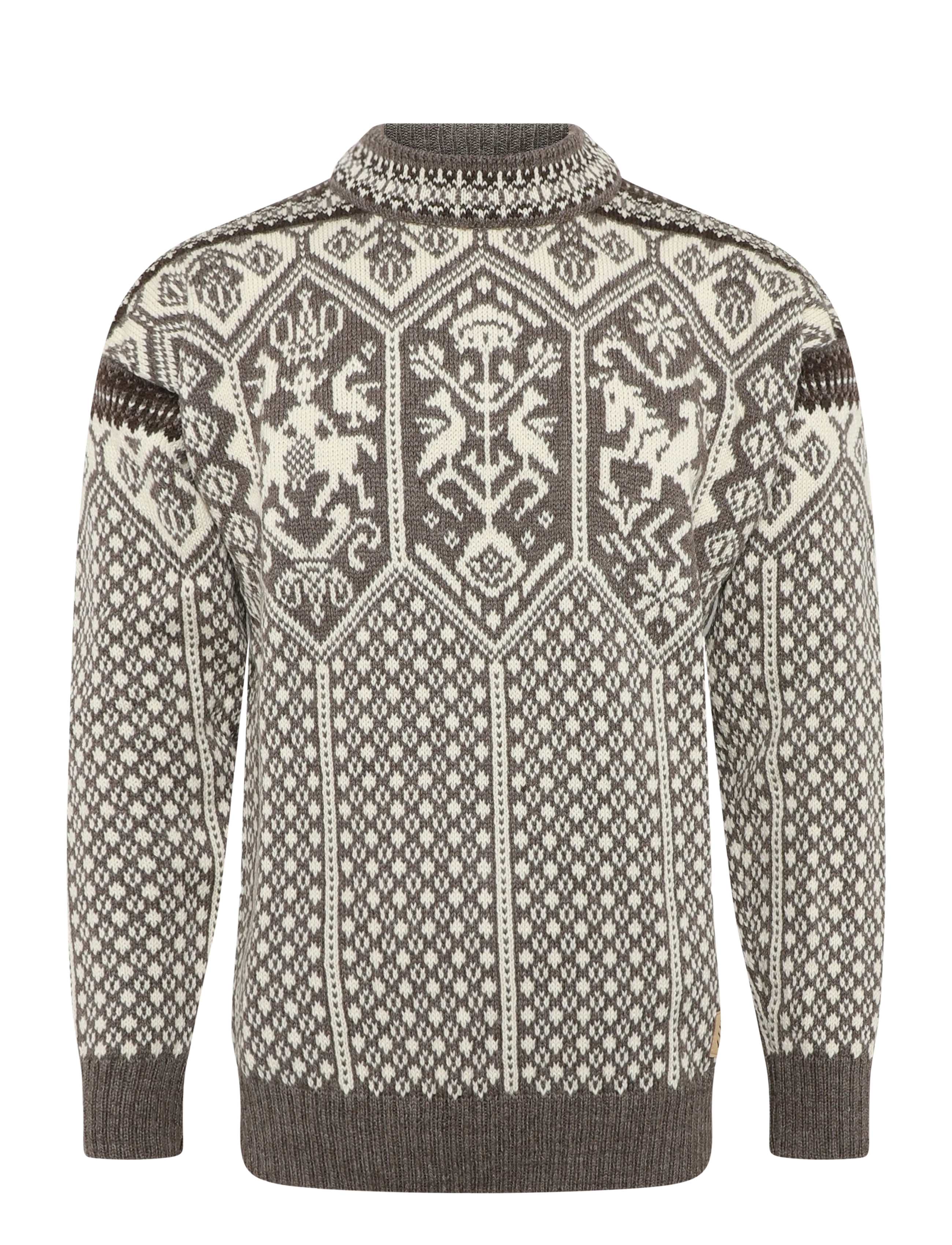 Dale of Norway 1994 Masc Sweater - Kudumid - NUTMEG NAT.WHITE COFFEE / brown