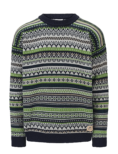 Dale of Norway Utsira Masc Sweater - Round Necks - C01 / khaki/green