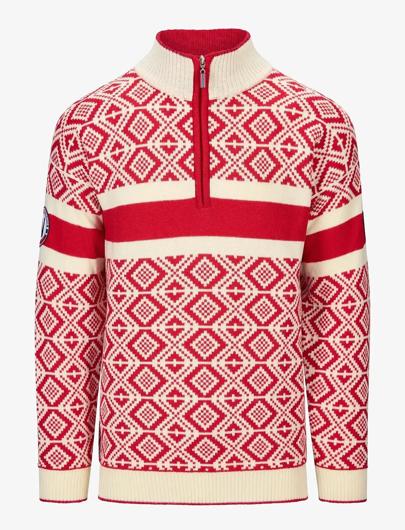 Dale of Norway - Team Norway Cortina Masc Sweater - pullover mit halbem reißverschluss - b00 - 1