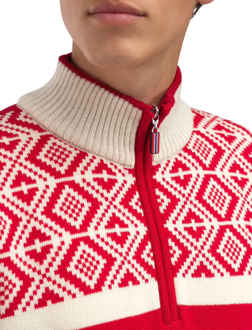 Dale of Norway - Team Norway Cortina Masc Sweater - pullover mit halbem reißverschluss - b00 - 4