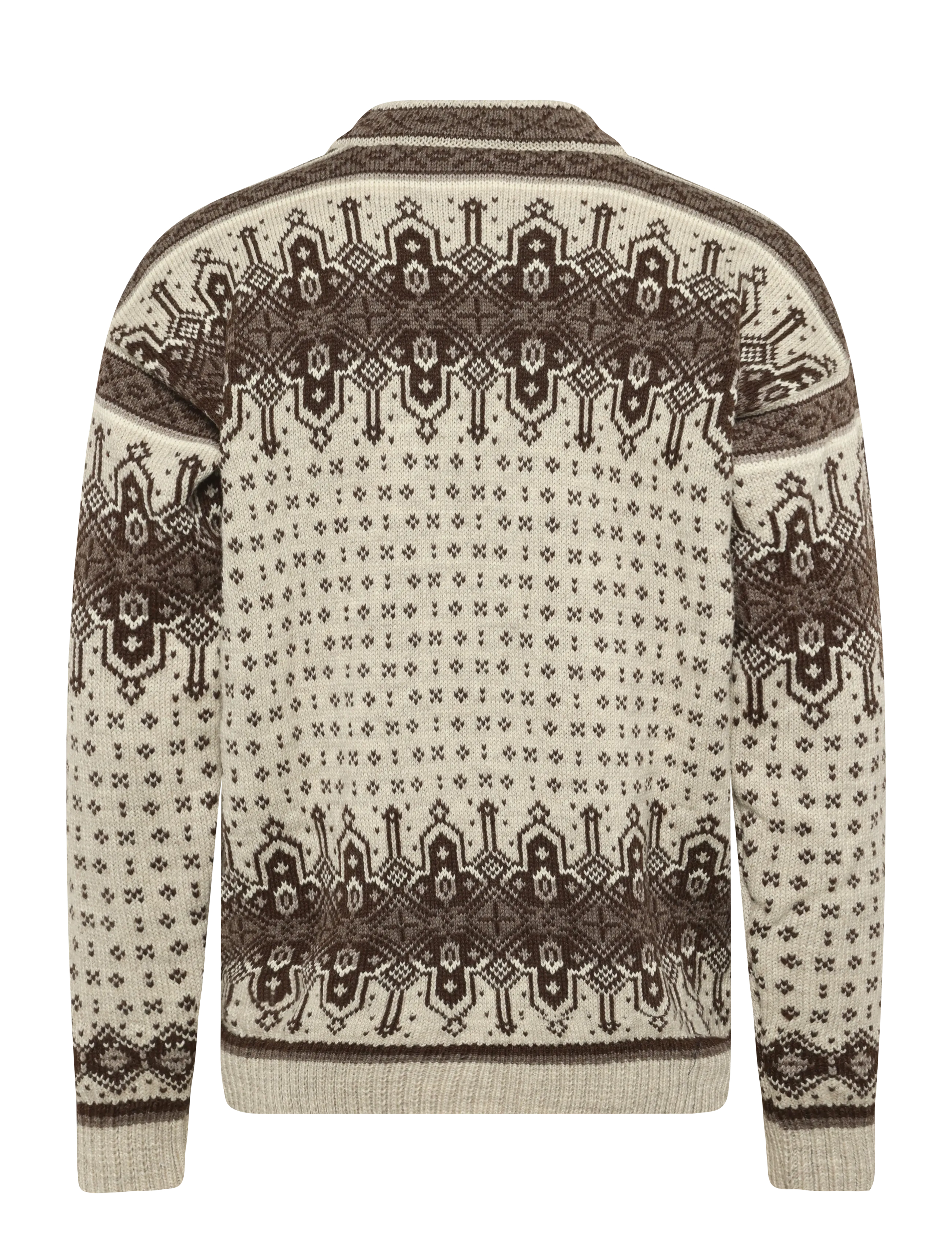 Dale of Norway - Albertville Masc. Sweater - Ümara kaelusega - birch coffee - 2