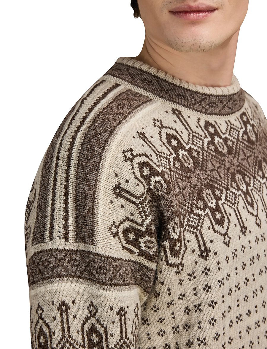 Dale of Norway - Albertville Masc. Sweater - Ümara kaelusega - birch coffee - 5
