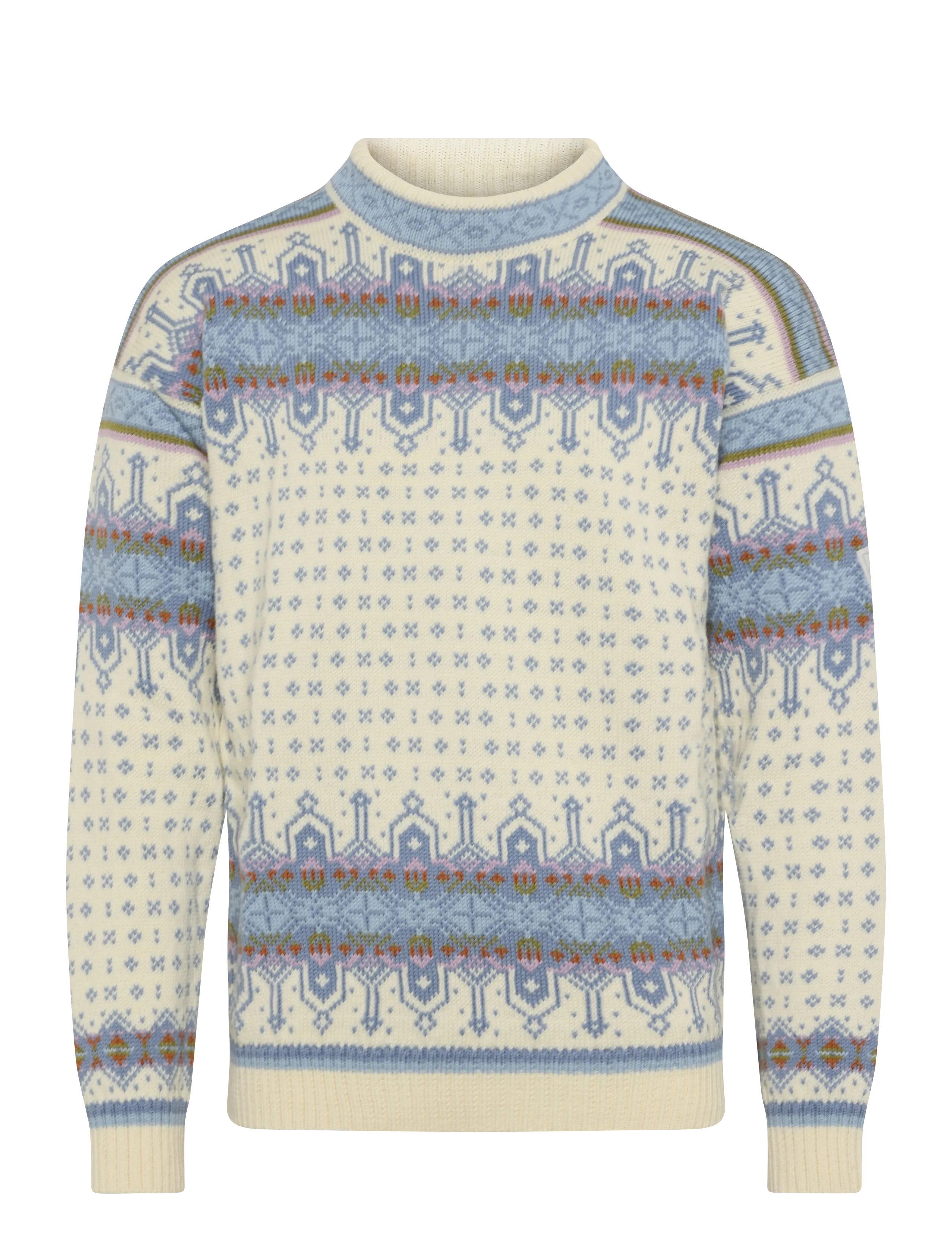 Dale of Norway Albertville Masc. Sweater - Kleidung - OFFWHITE BLUE SHADOW / beige