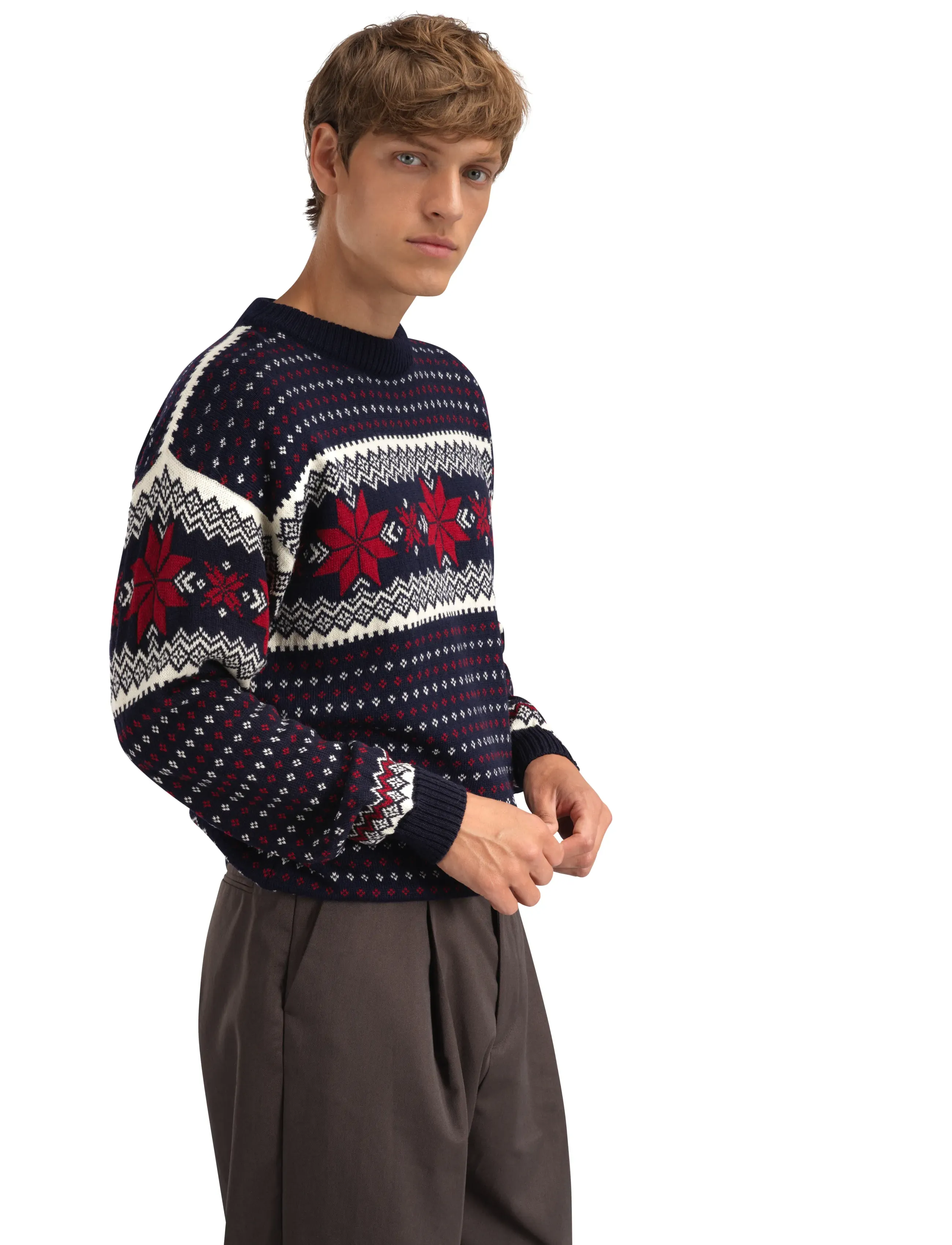 Dale of Norway - Egersund Masc. sweater - marine offwhite - 4