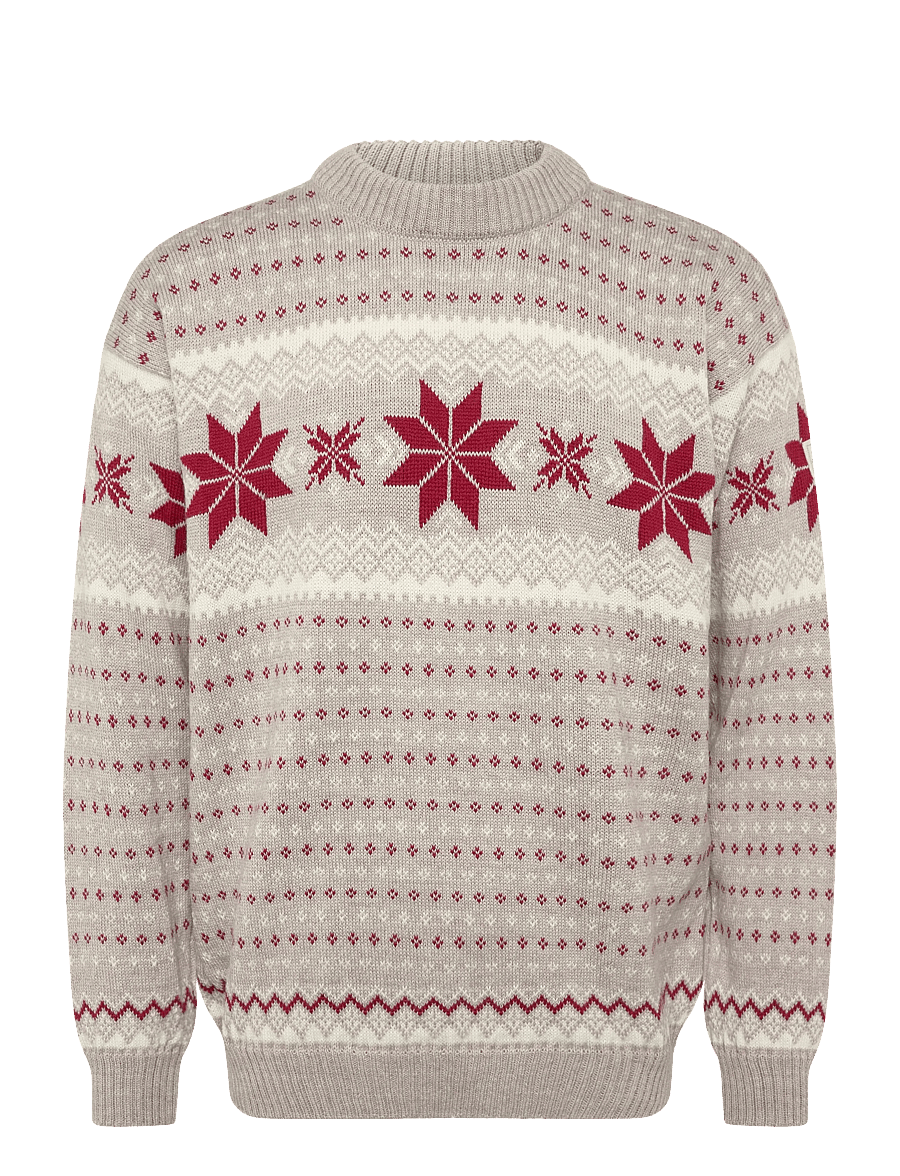 Dale of Norway - Egersund Masc. sweater - Ümara kaelusega - sand offwhite - 1