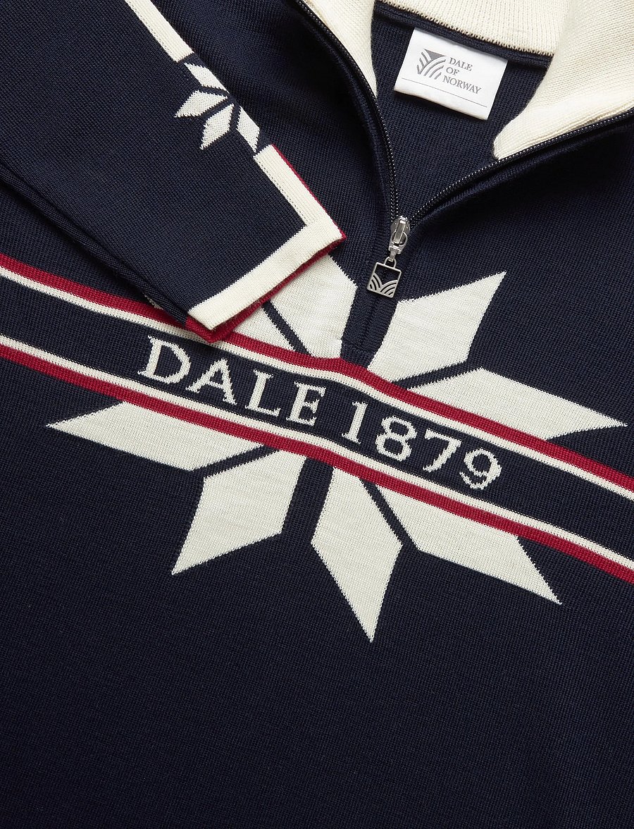 Dale of Norway - Nåle Masc Sweater - marine offwhite - 5