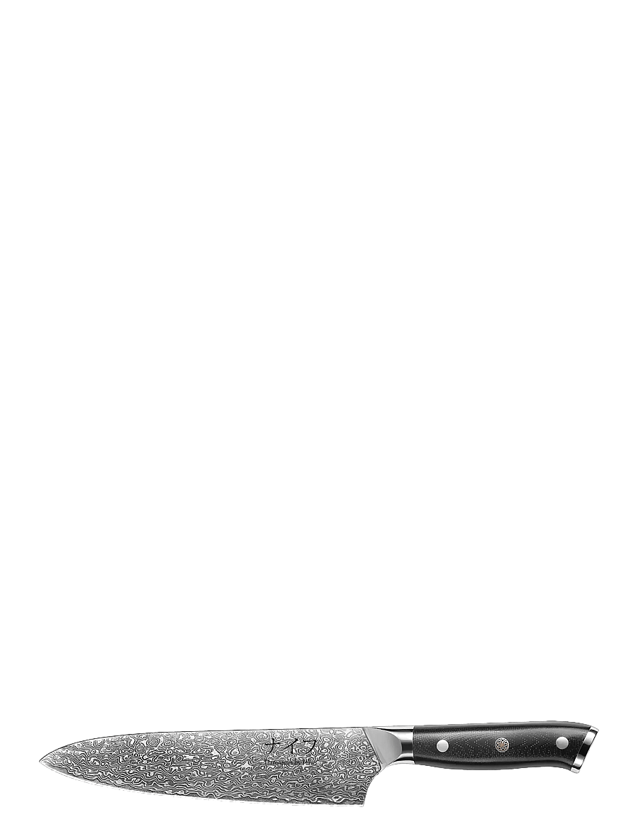 Damascus by Hâws - Chef Knife 33.5 Cm - kochmesser - black - 1