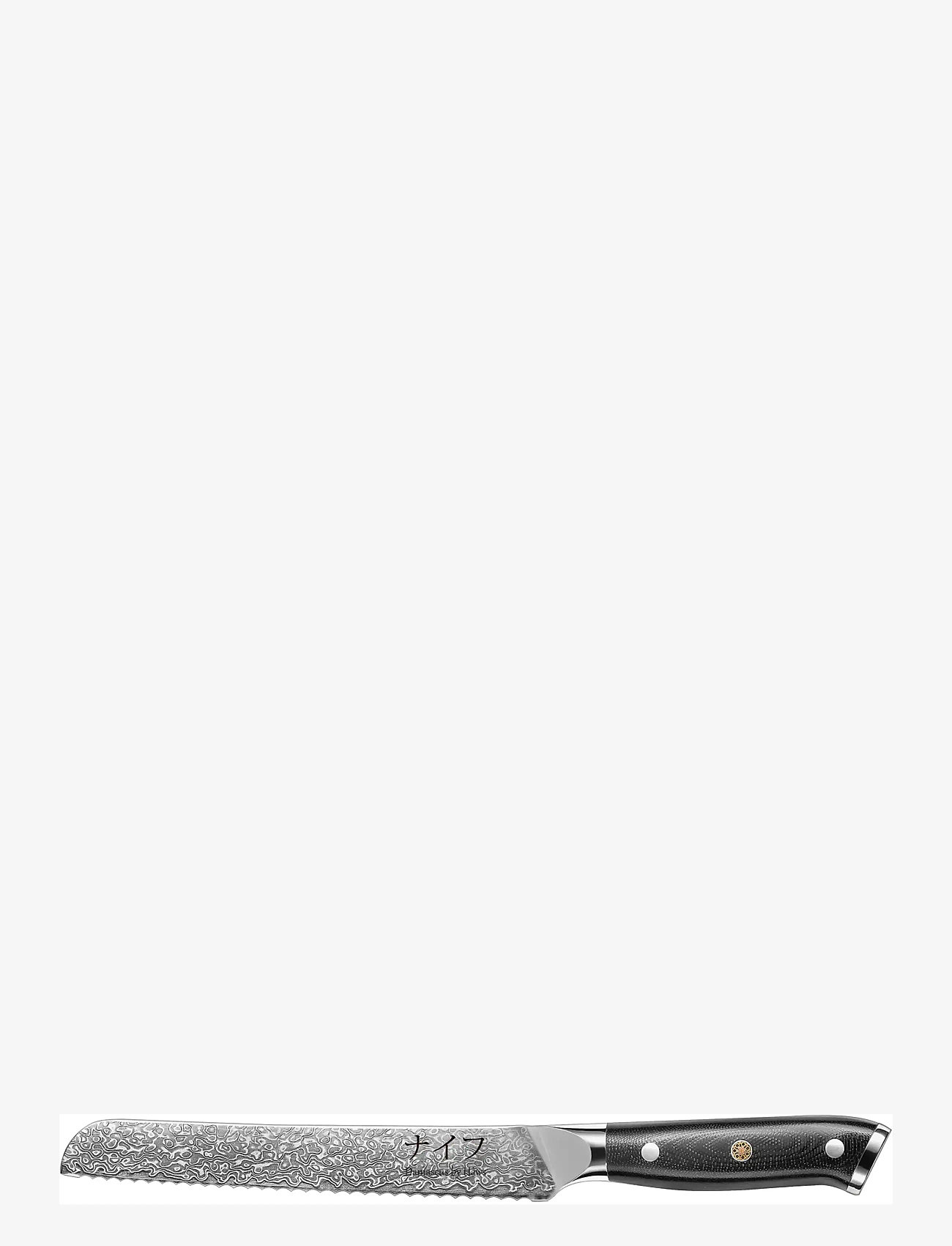 Damascus by Hâws - Bread Knife 33 Cm - brødknive - black - 0