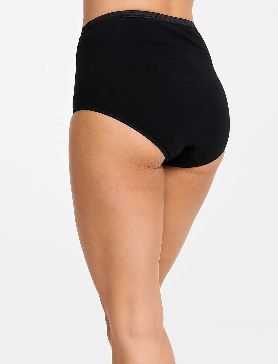 Damella of Sweden - 2-Pack Maxi brief - midi & maxi slips - black - 4