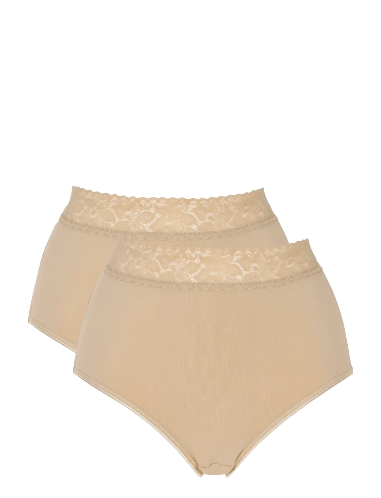 DAMELLA OF SWEDEN 2-Pack Maxi Brief Beige - M - Damen