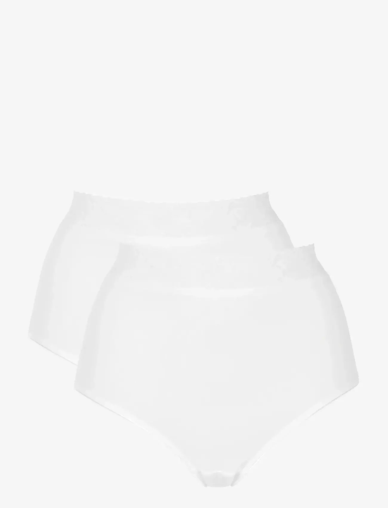 Damella of Sweden - 2-Pack Maxi brief - midi & maxi trusser - white - 1