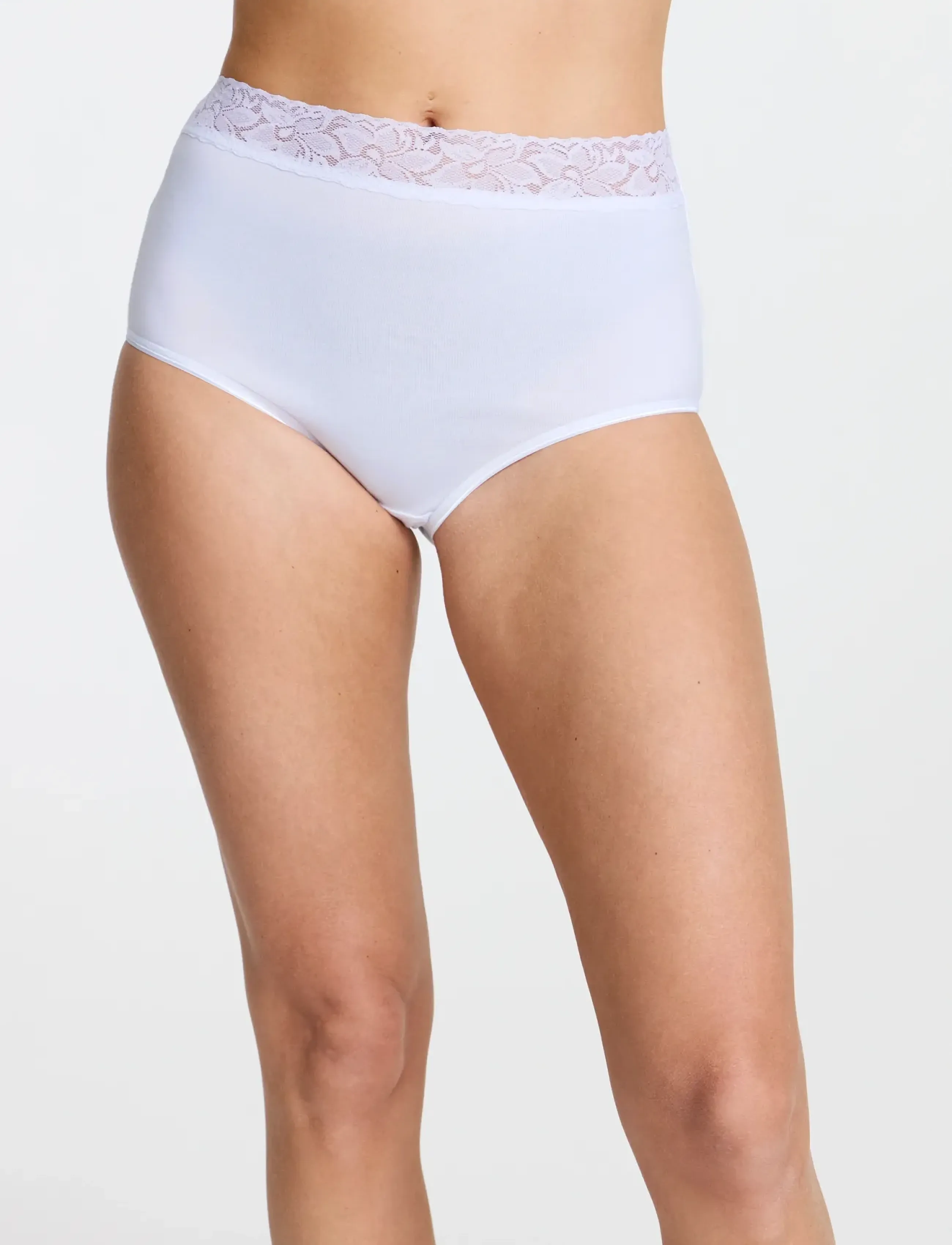 Damella of Sweden 2-Pack Maxi Brief, XXL, White, Trusser > Trusser Med Høj Talje, Dame