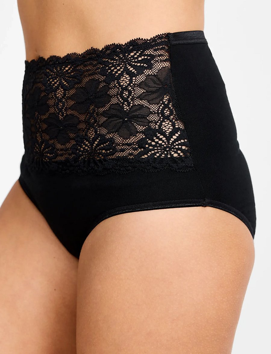 Damella of Sweden - 2-Pack Maxi brief - midi & maxi briefs - black - 5