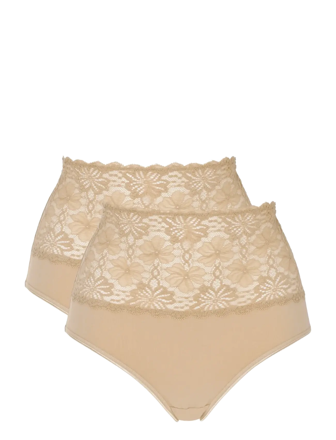 Damella of Sweden 2-Pack Maxi brief - Trusser - SKIN / beige