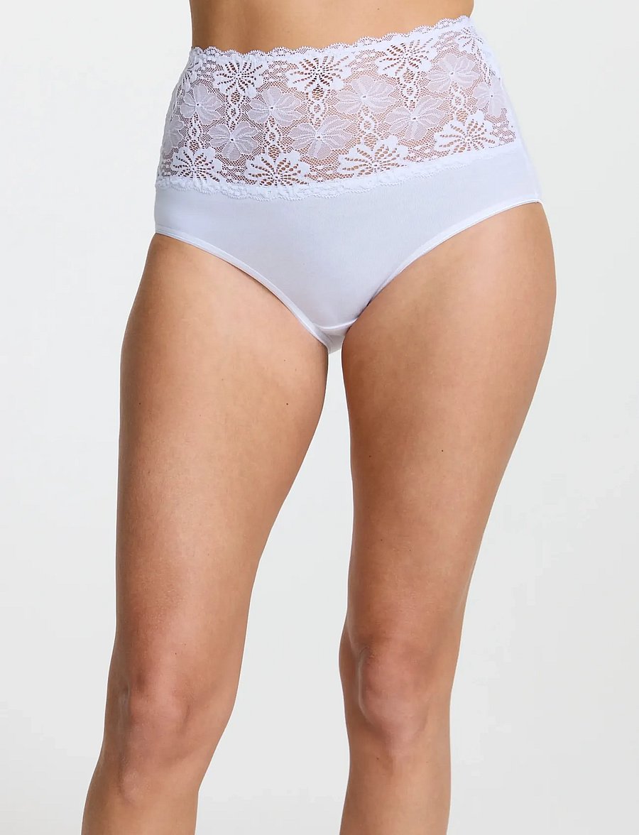 Damella of Sweden - 2-Pack Maxi brief - midi- ja maksialuspüksid - white - 0