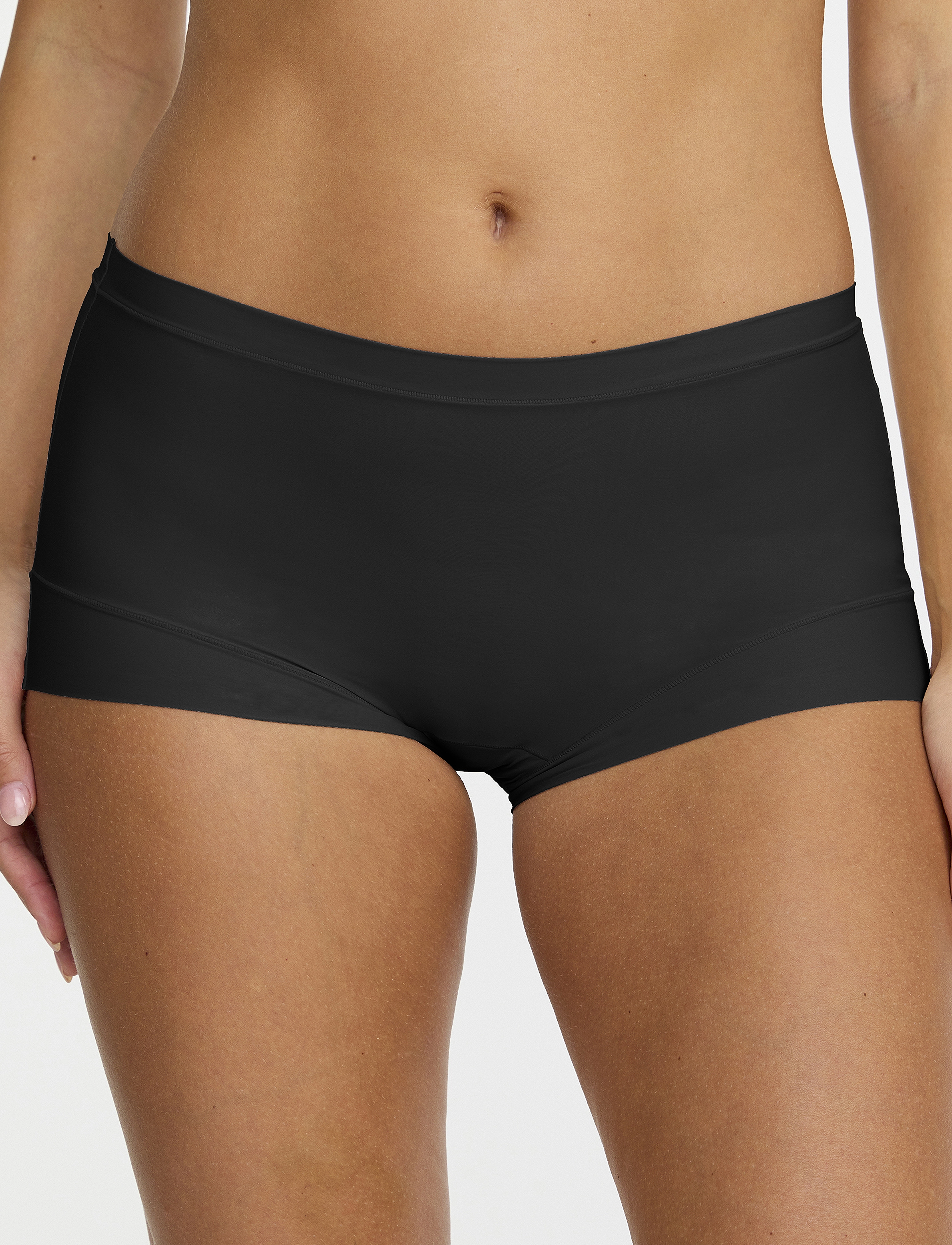 Damella of Sweden Maxi Brief, Kvinder, Højtaljet Maxi Trusse, Sort, Str: L