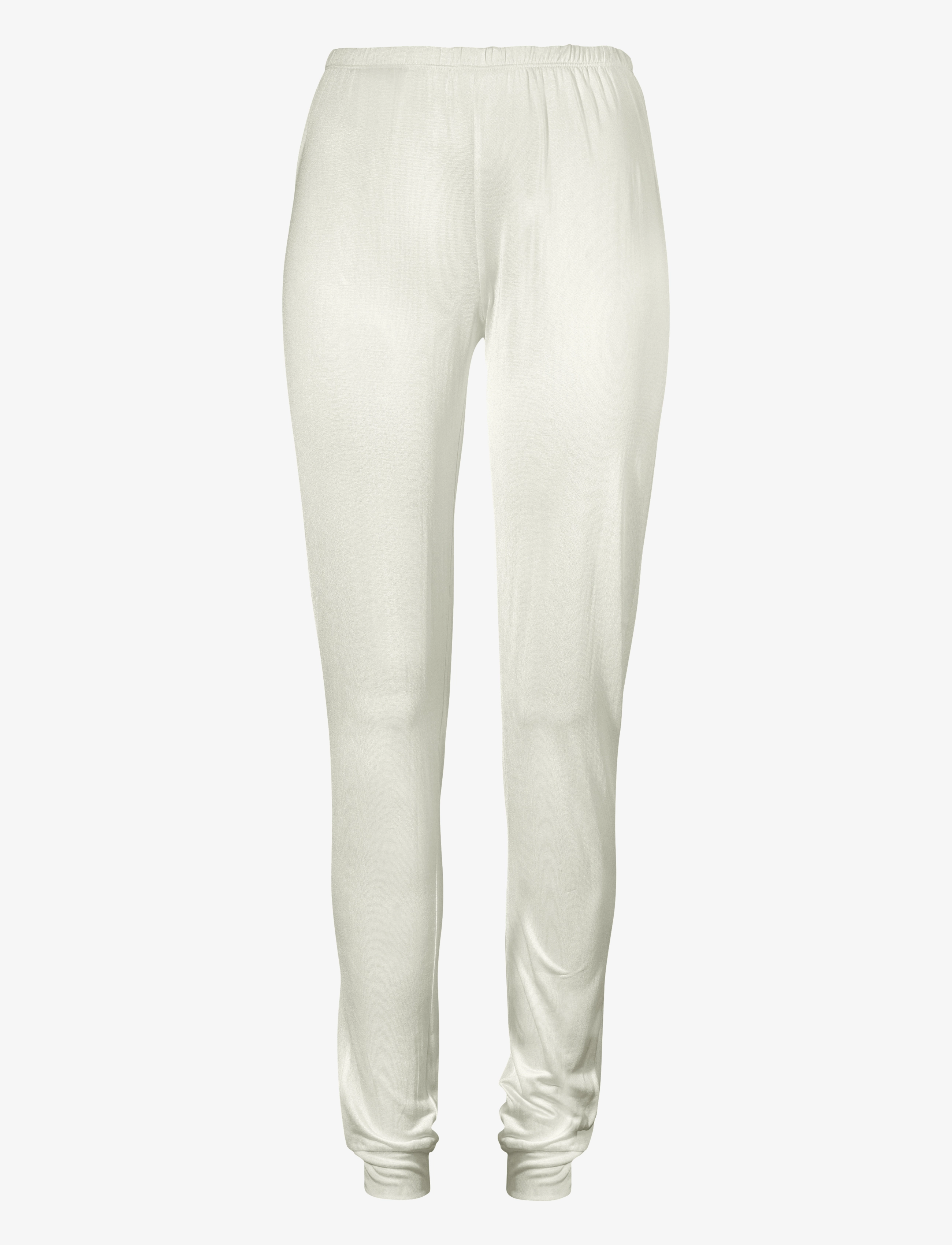 Damella of Sweden Silk Leggings - Leggings & Tights - IVORY / white