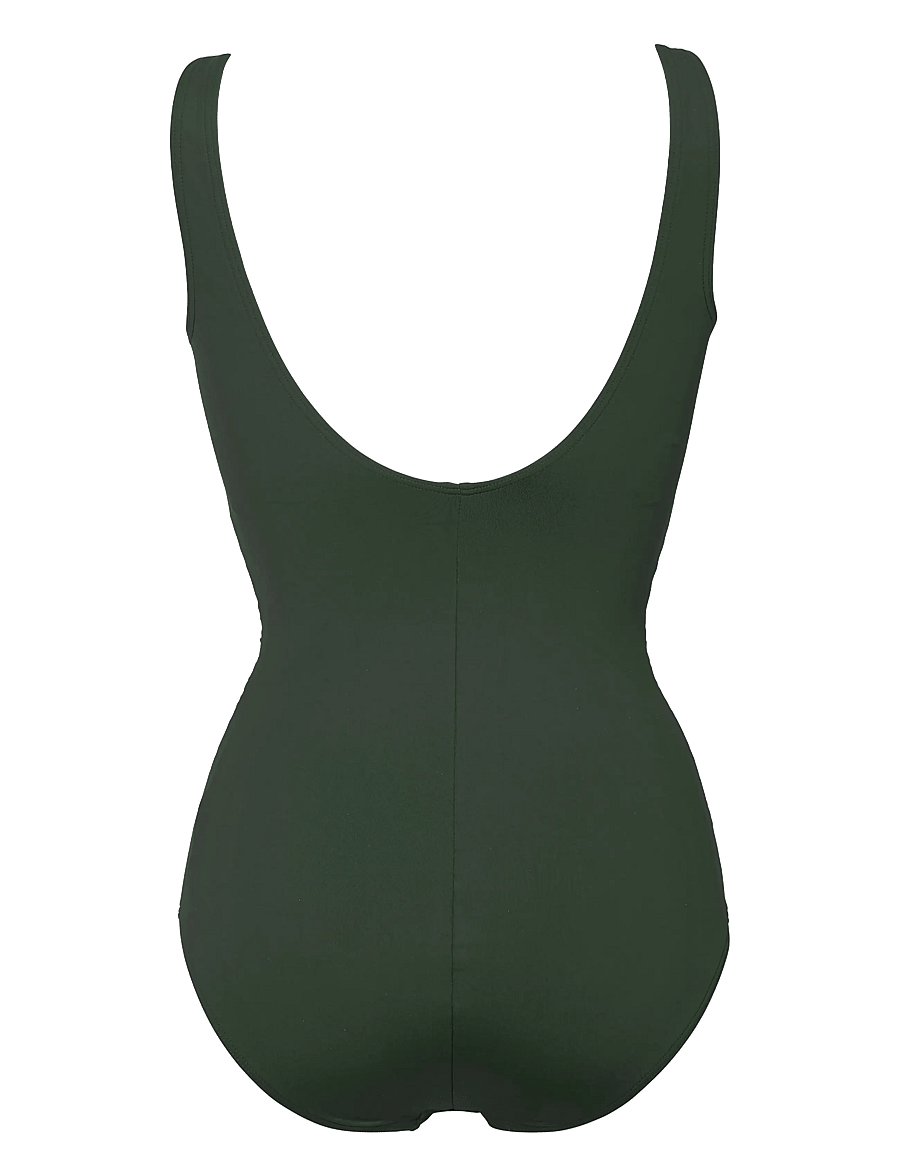 Damella of Sweden - Swimsuit Fiona - baddräkter - khaki - 2