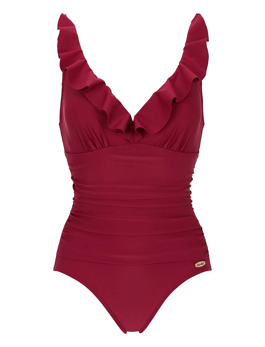 Damella of Sweden - Swimsuit Virginia - kostiumy kąpielowe - berry - 0
