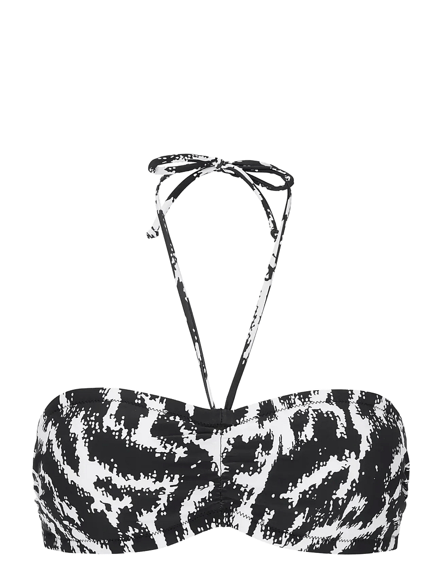 Damella of Sweden - Bikinibra padded Olivia - hauts de maillot bandeau - black/ivory - 1