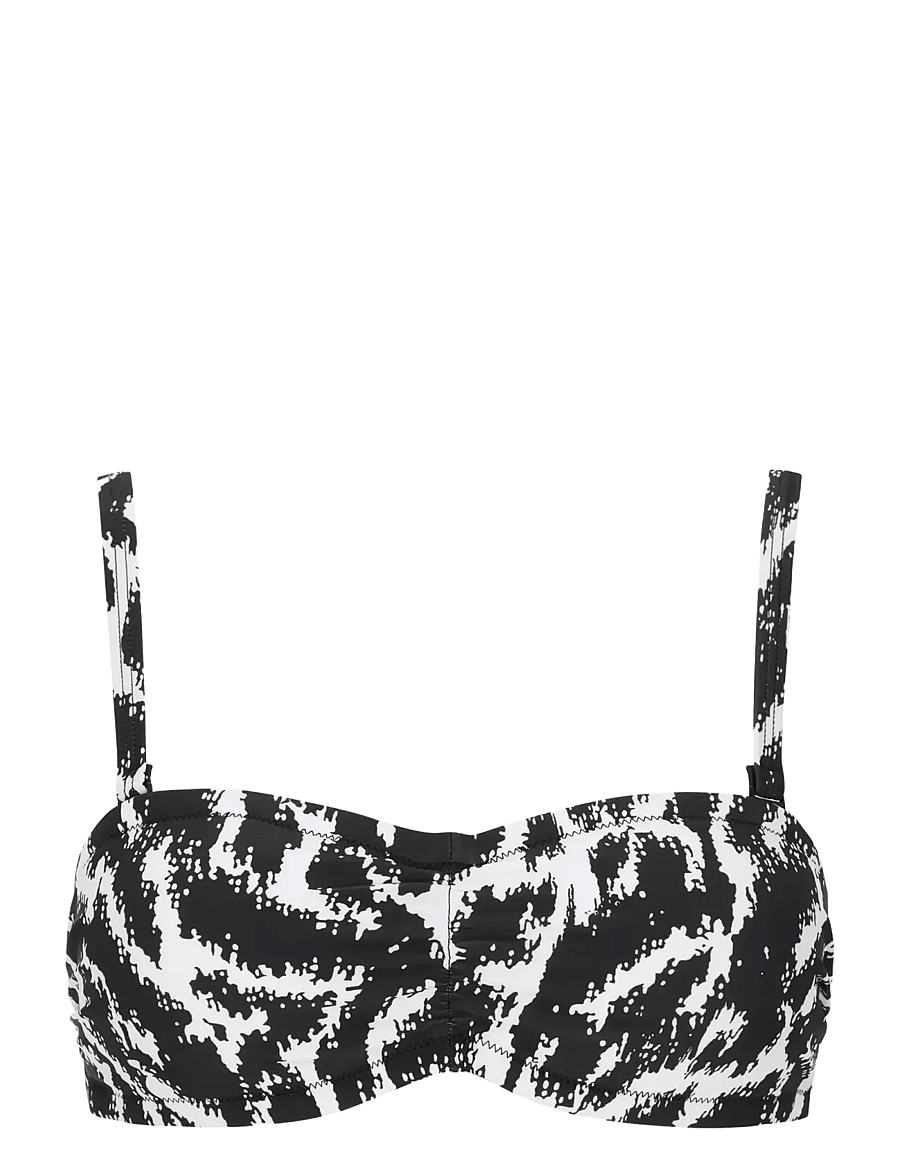 Damella of Sweden - Bikinibra padded Olivia - hauts de maillot bandeau - black/ivory - 3