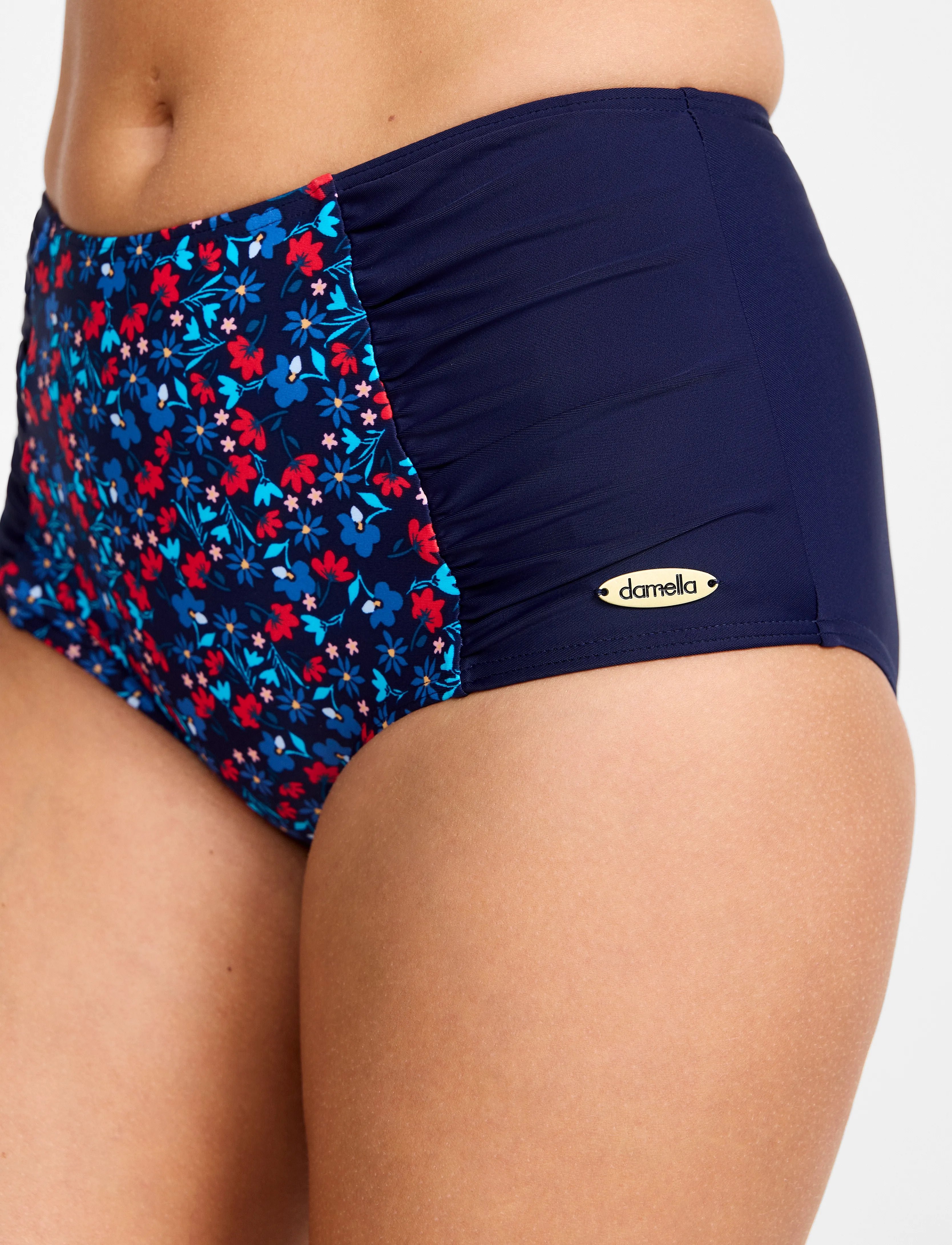 Damella of Sweden - Bikinibrief maxi Meryl - kõrge pihaga bikiinid - navy - 4