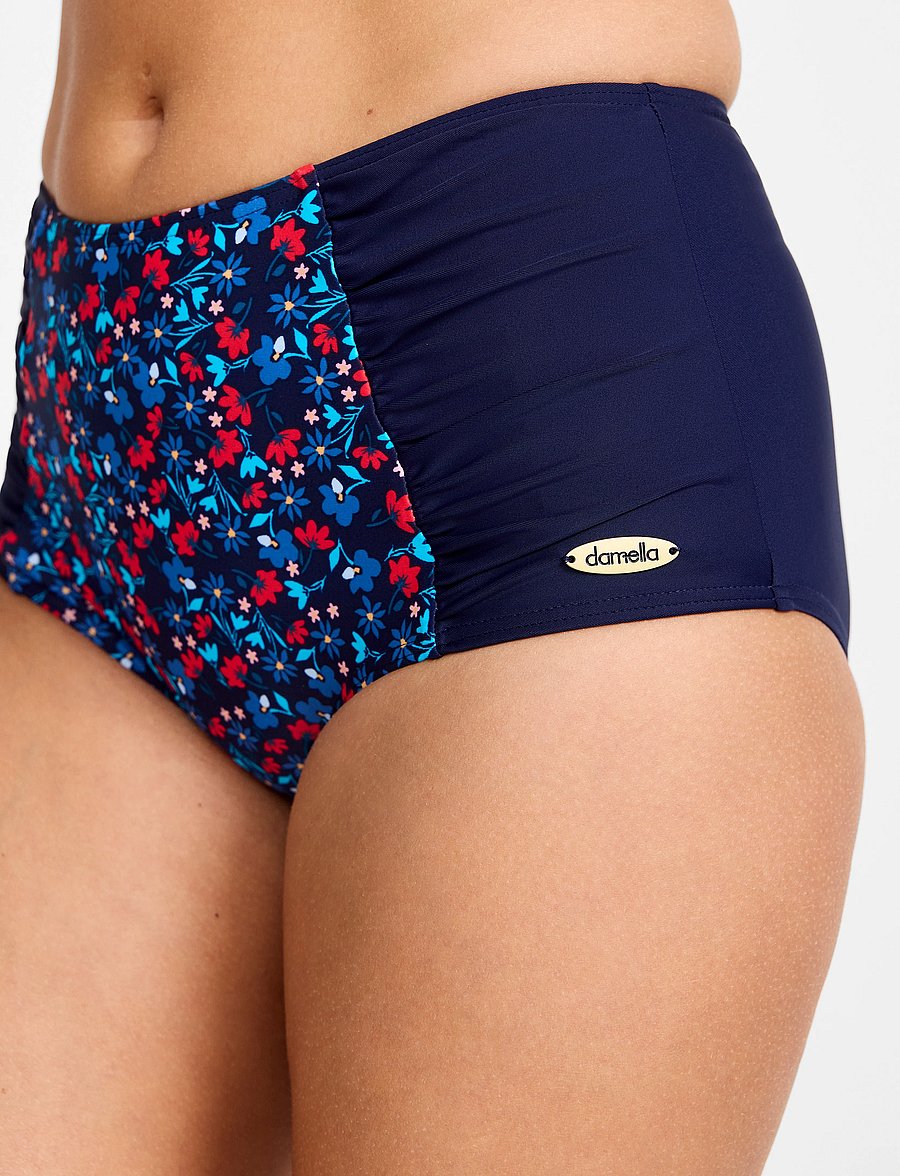 Damella of Sweden - Bikinibrief maxi Meryl - kõrge pihaga bikiinid - navy - 4