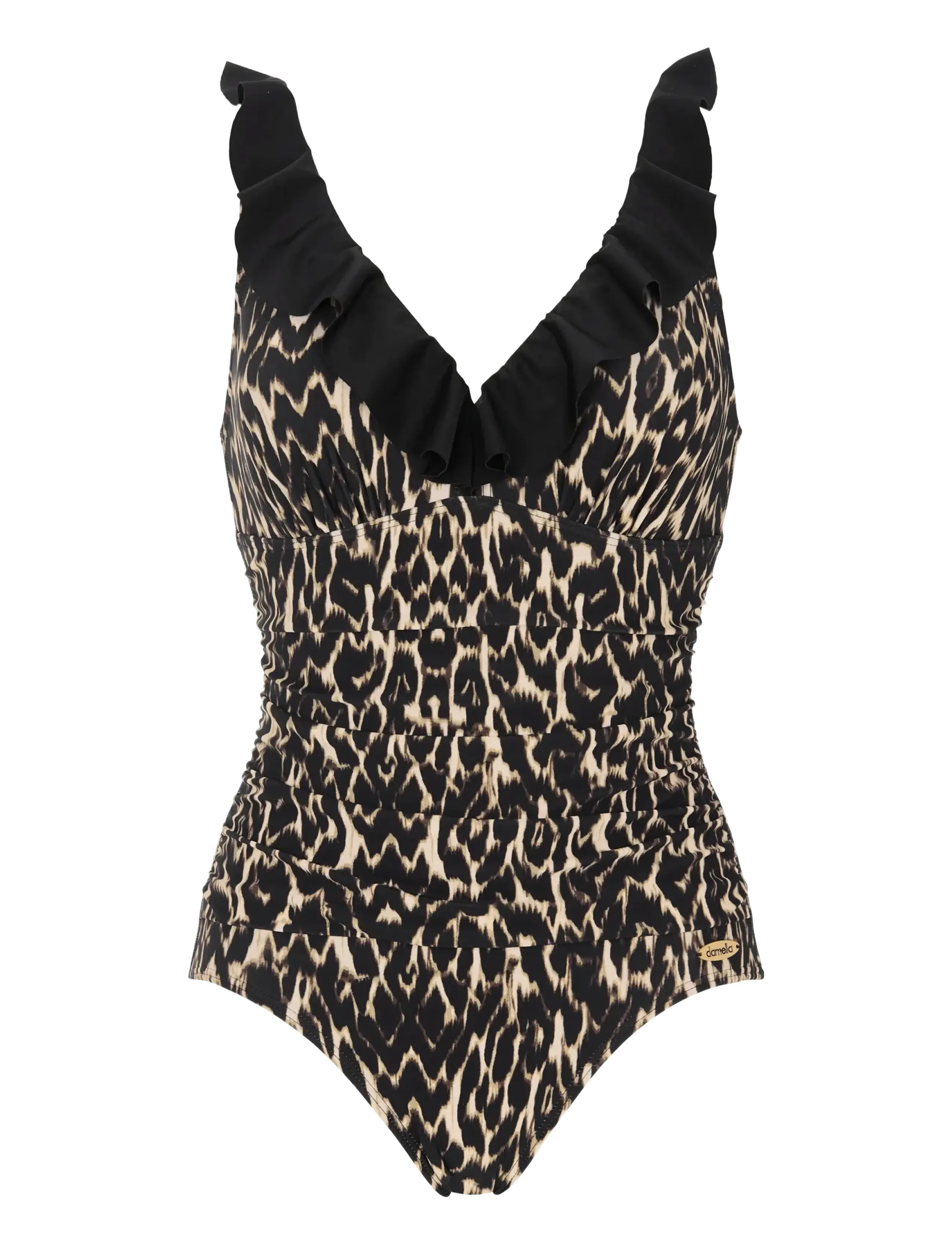 Damella of Sweden Swimsuit - Bademode - LEO / brown