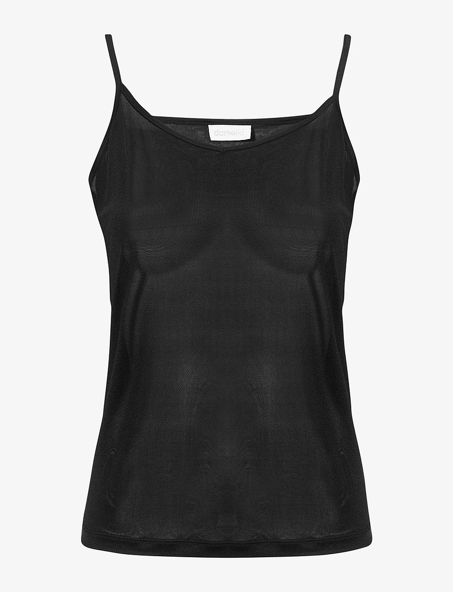 Damella of Sweden - Silk Camisole - overdele - black - 1