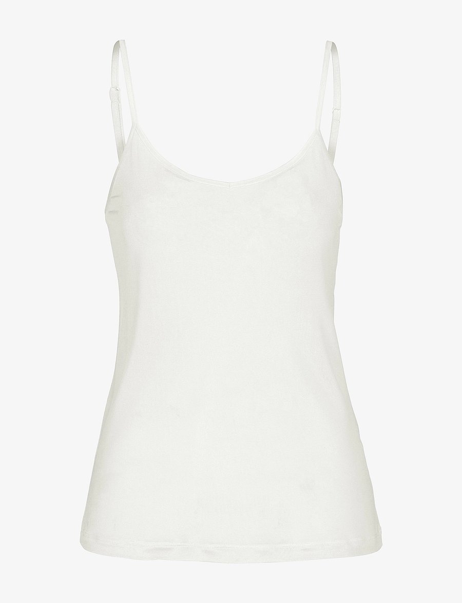 Damella of Sweden - Silk Camisole - Överdelar - ivory - 1