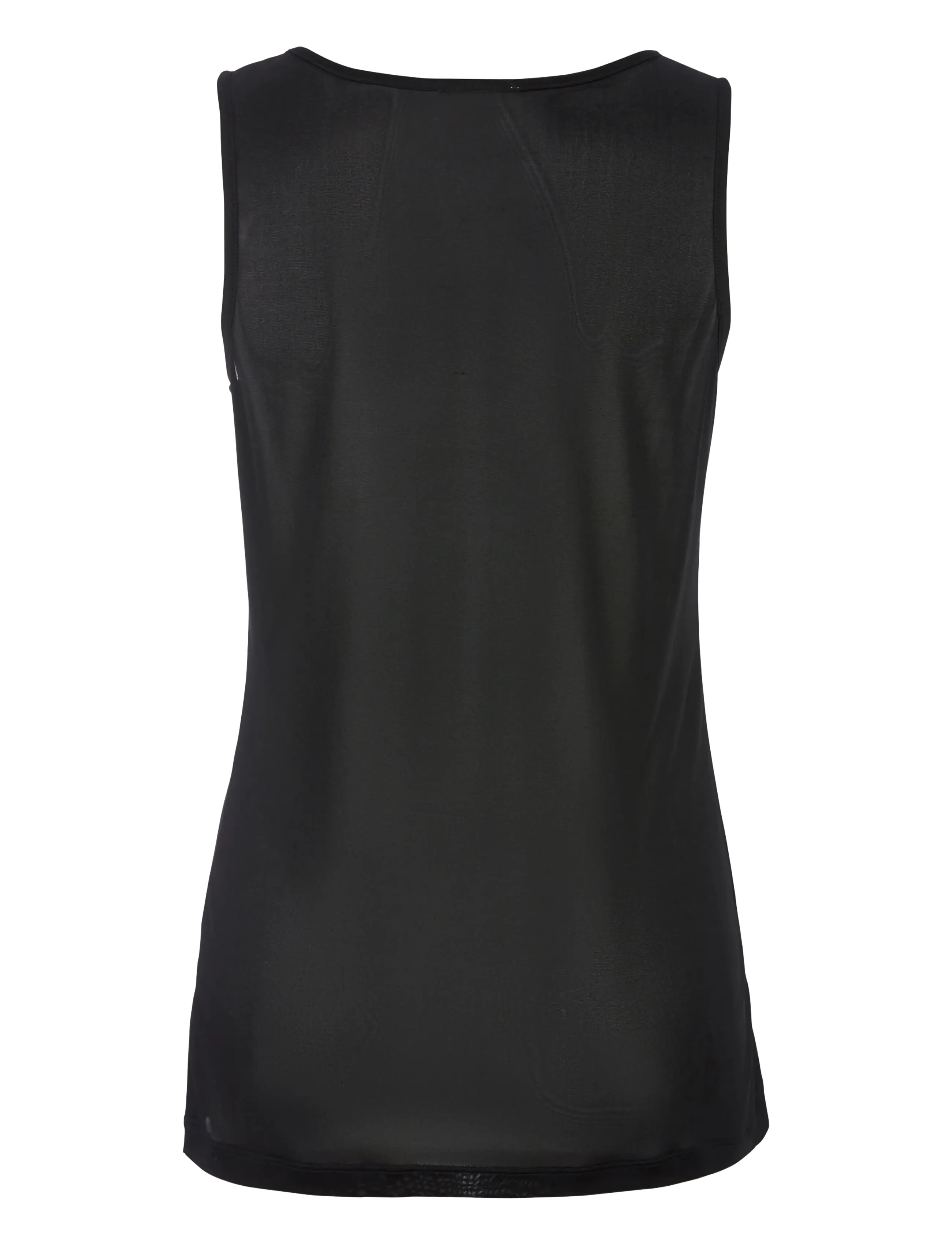 Damella of Sweden - Silk Tank Top - overdele - black - 2