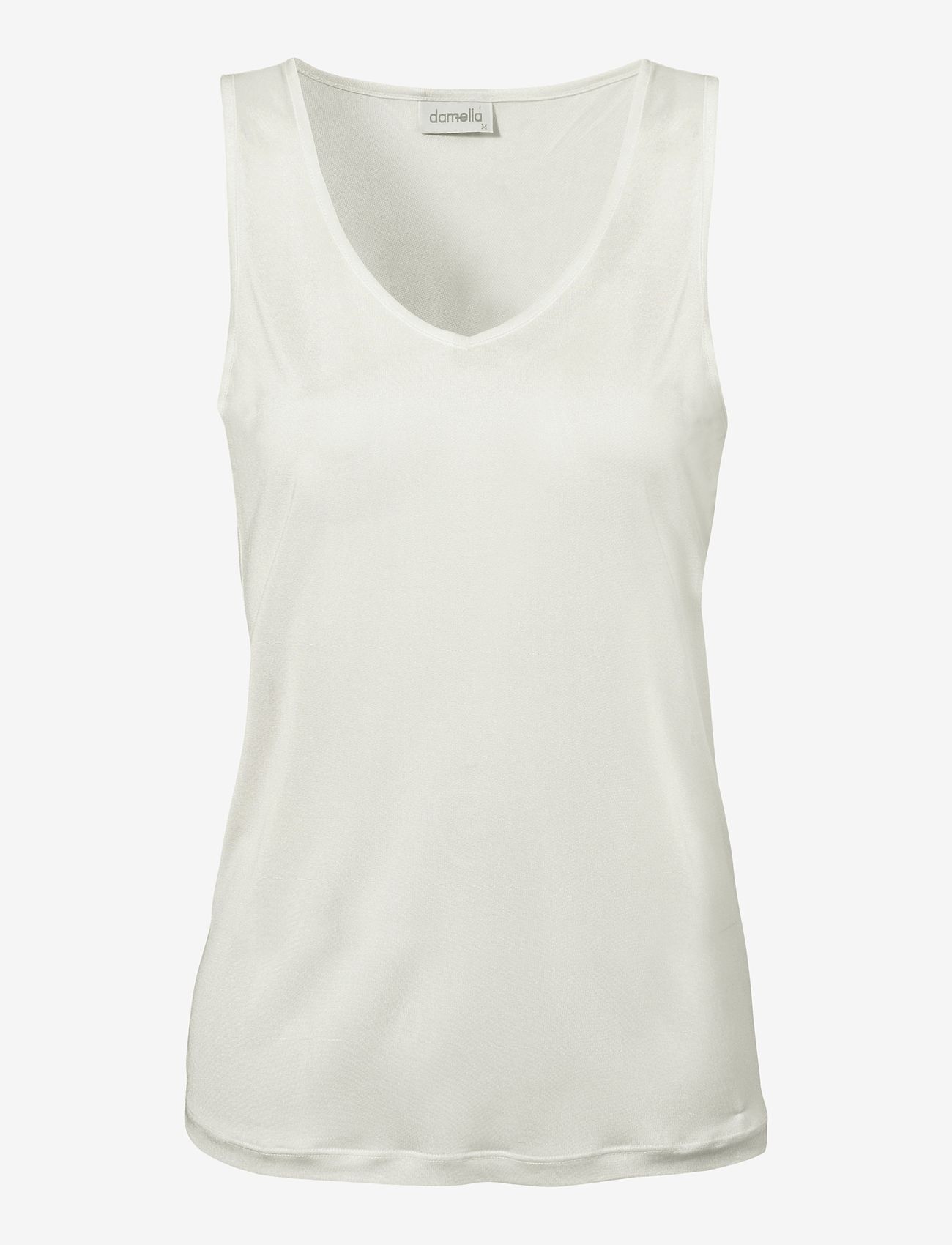Damella of Sweden - Silk Tank Top - overdele - ivory - 1