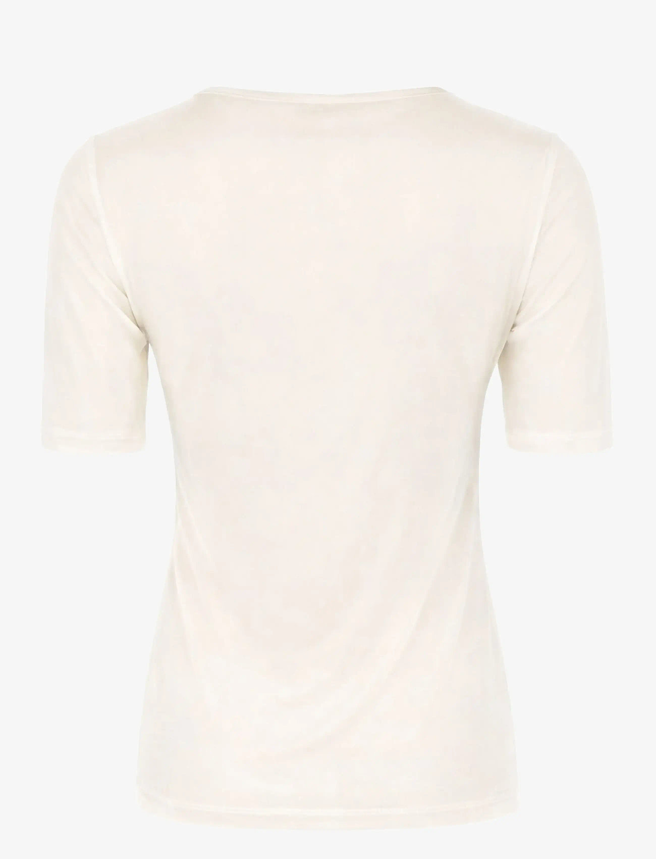 Damella of Sweden - Silk T-Shirt - yläosat - ivory - 2