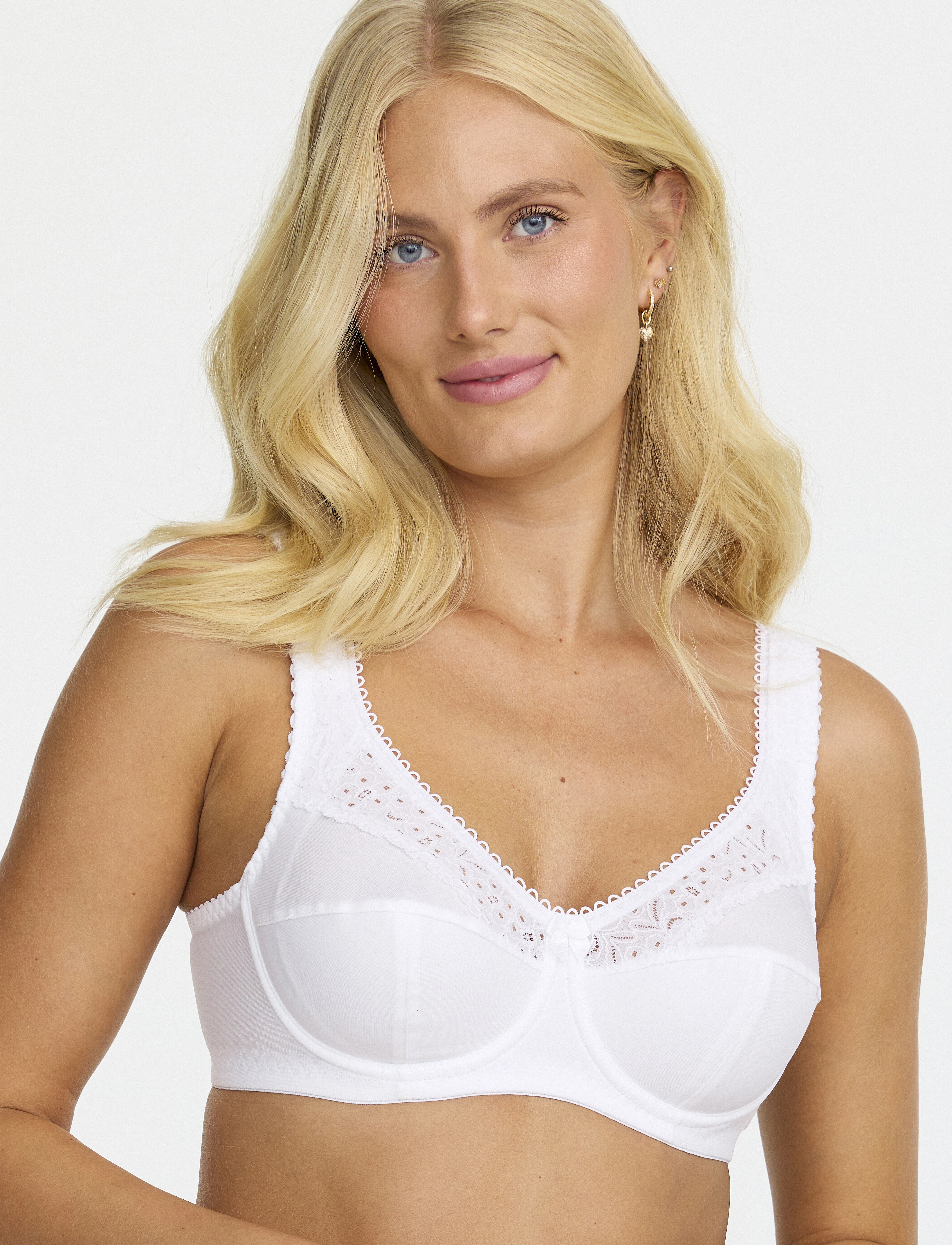 Damella of Sweden Wired Bra Mira, 90 E, Bras & Oberteile, Weiß - Bras, Frauen