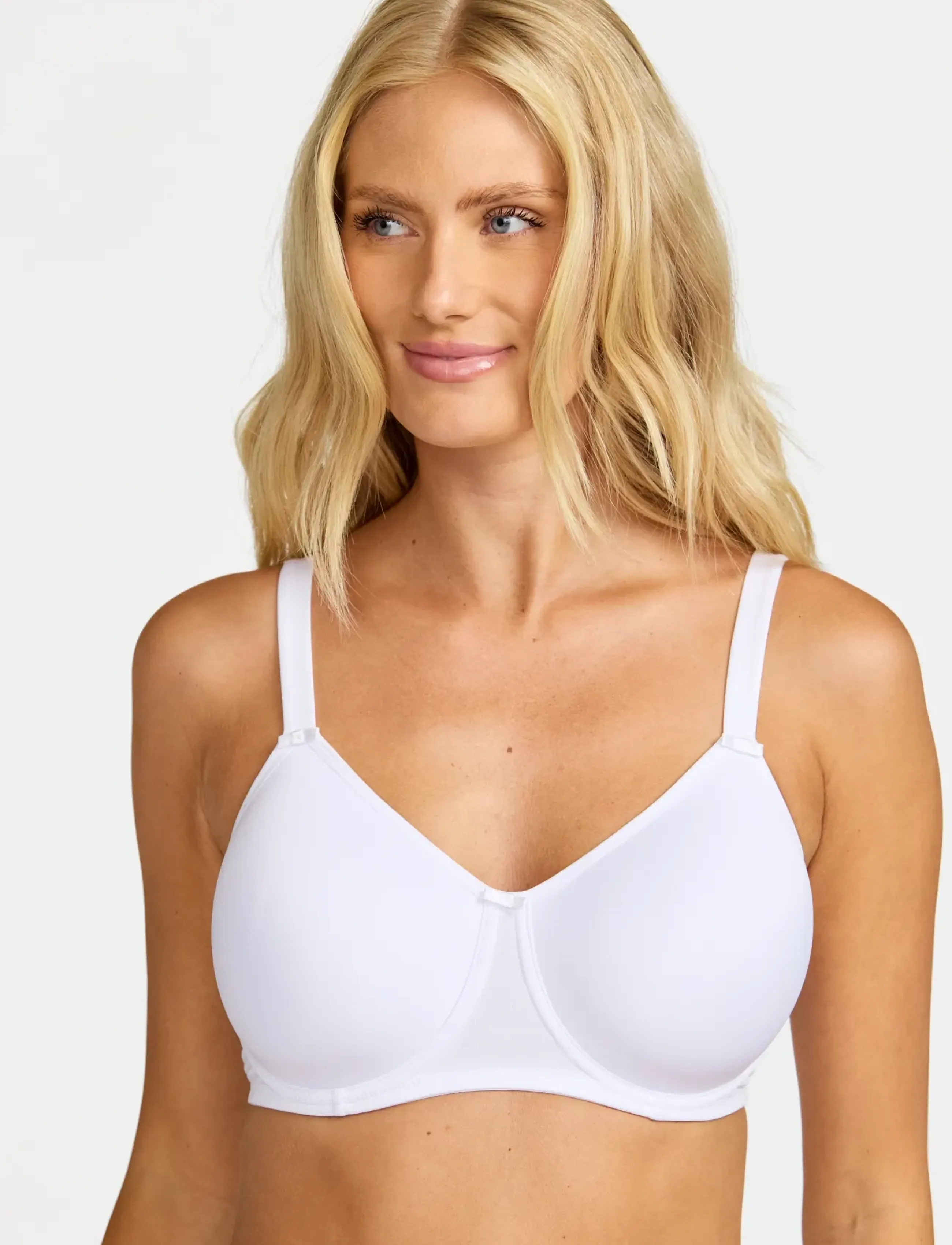 Damella of Sweden T-Shirt Bra June, 70 B, Bras & Oberteile, Weiß - T-shirt Bras, Frauen