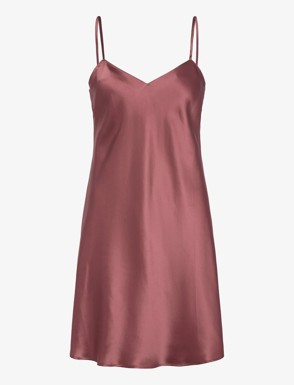 Damella of Sweden - Nightdress no sleeve - nightdresses - rosewood - 1