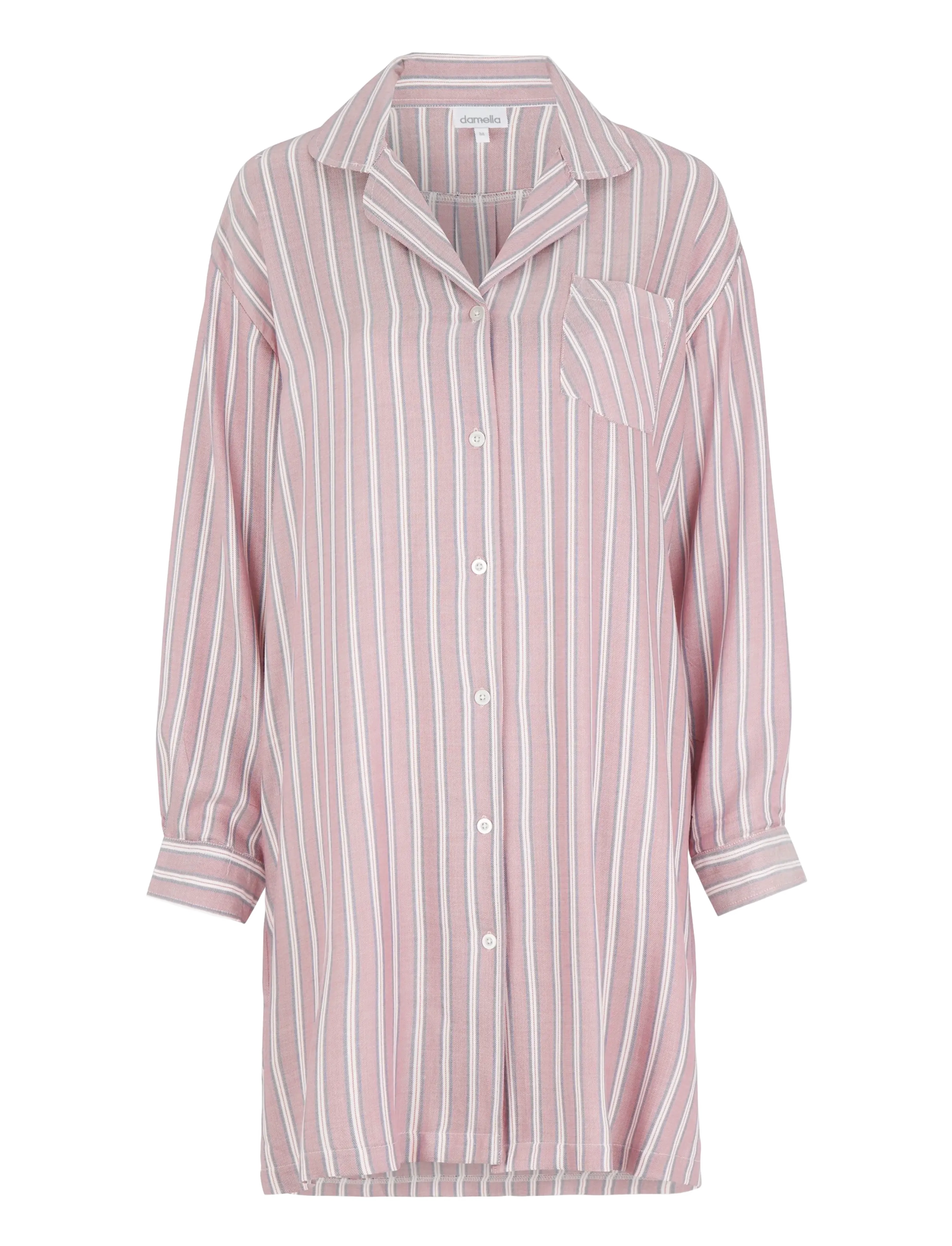 Damella of Sweden Nightdress long sl - Kampagne - VINTAGE ROSE / pink/rose