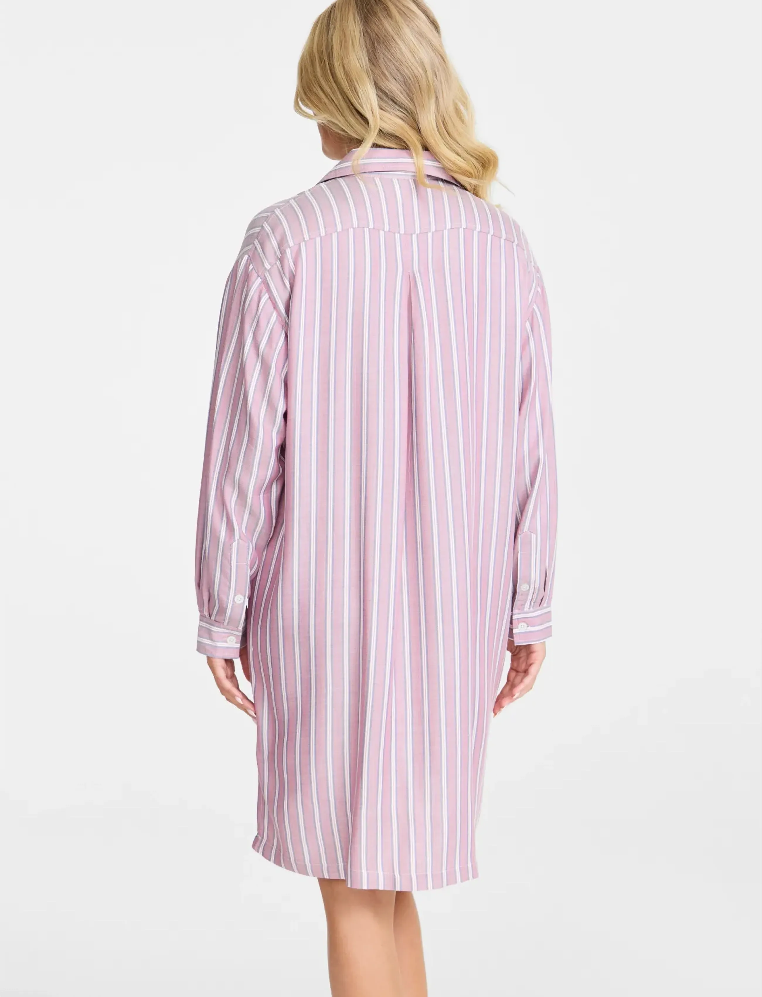 Damella of Sweden - Nightdress long sl - vintage rose - 3
