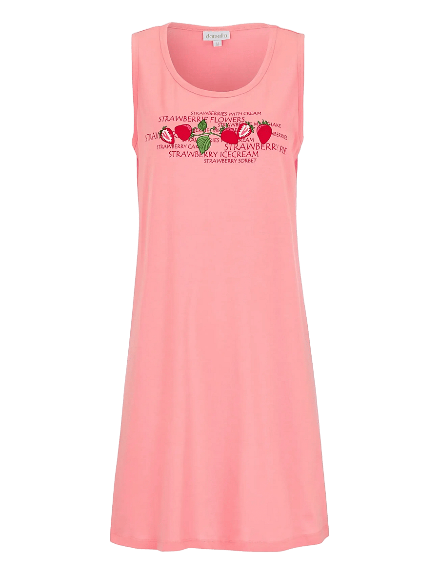 Damella of Sweden - Sleevelesss Nightdress - natkjoler - pink - 0