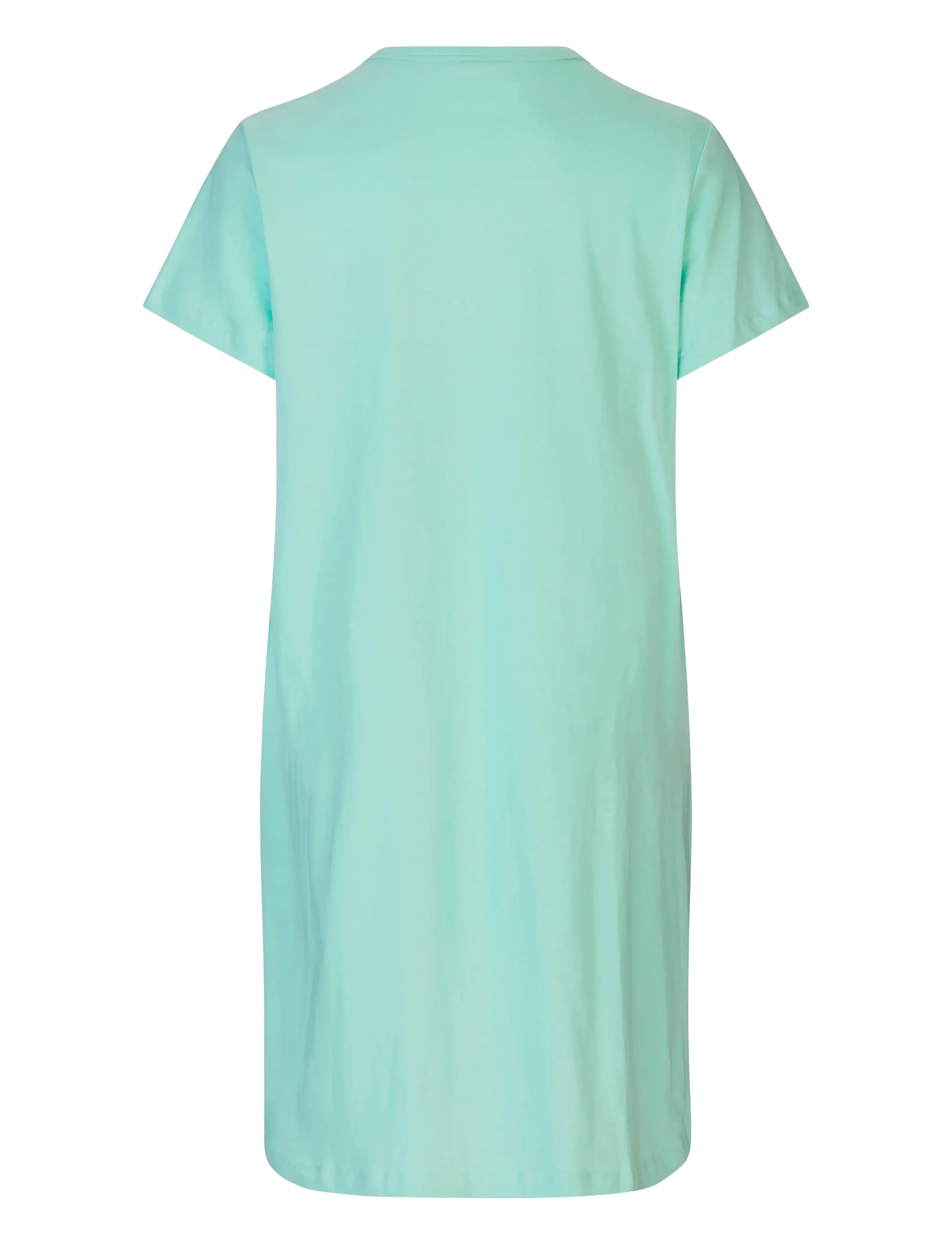 Damella of Sweden - Nightdress with short sleeves - nattlinnen - aqua - 1