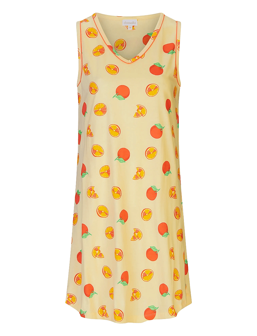 Damella of Sweden - Sleevelesss Nightdress - orange - 0