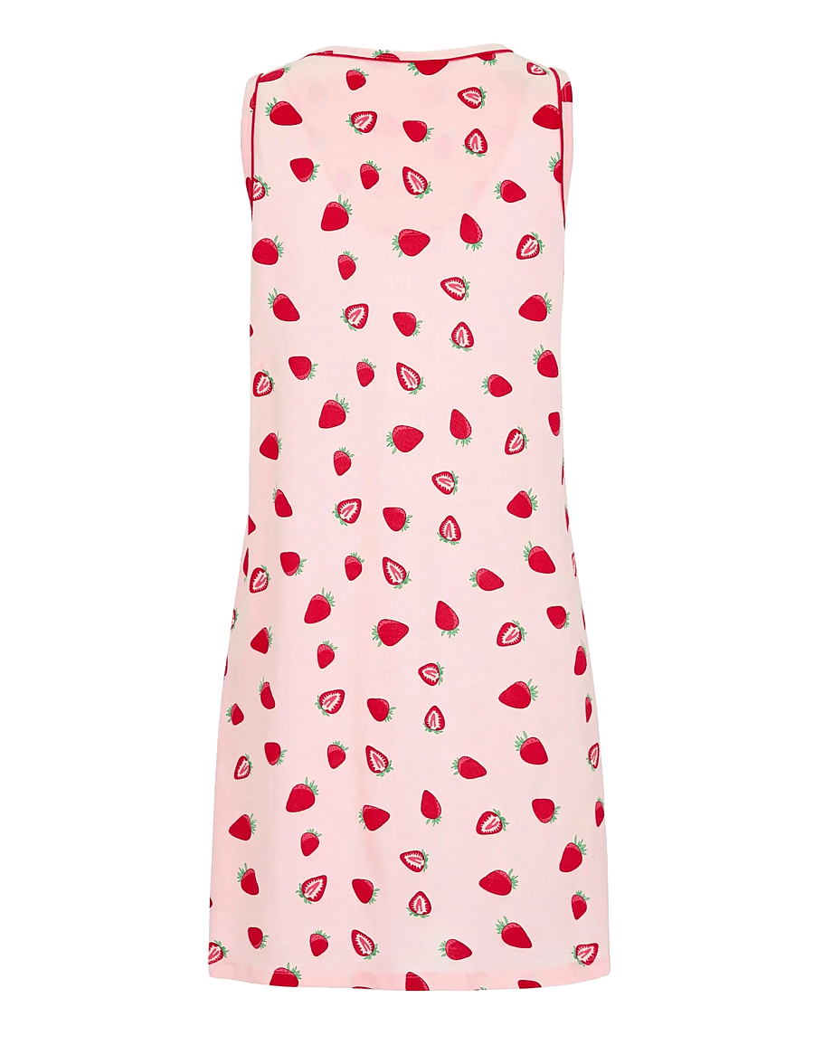 Damella of Sweden - Sleevelesss Nightdress - chemises de nuit - strawberry - 1