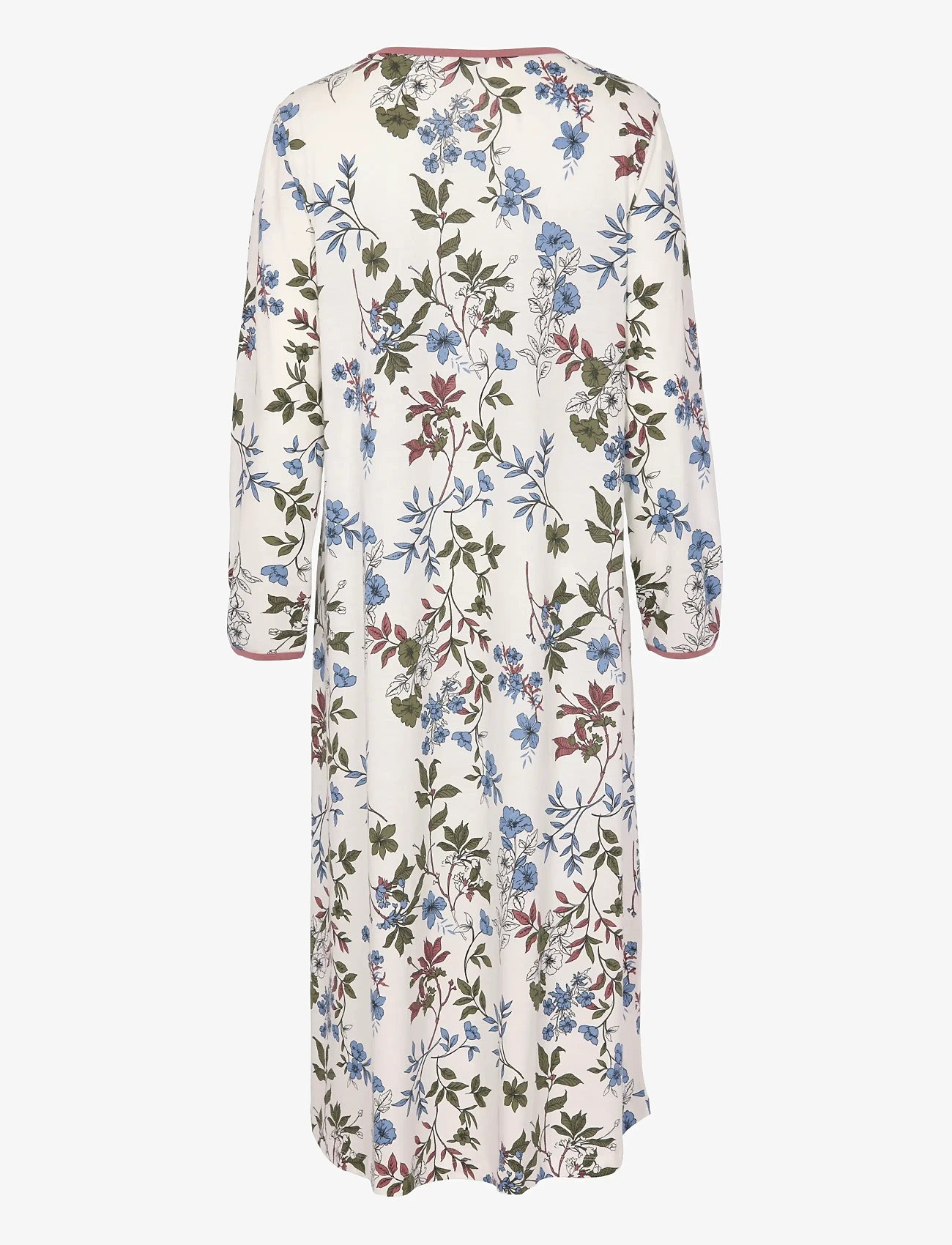 Damella of Sweden - Nightdress long sl - nachthemden - rosewood - 2